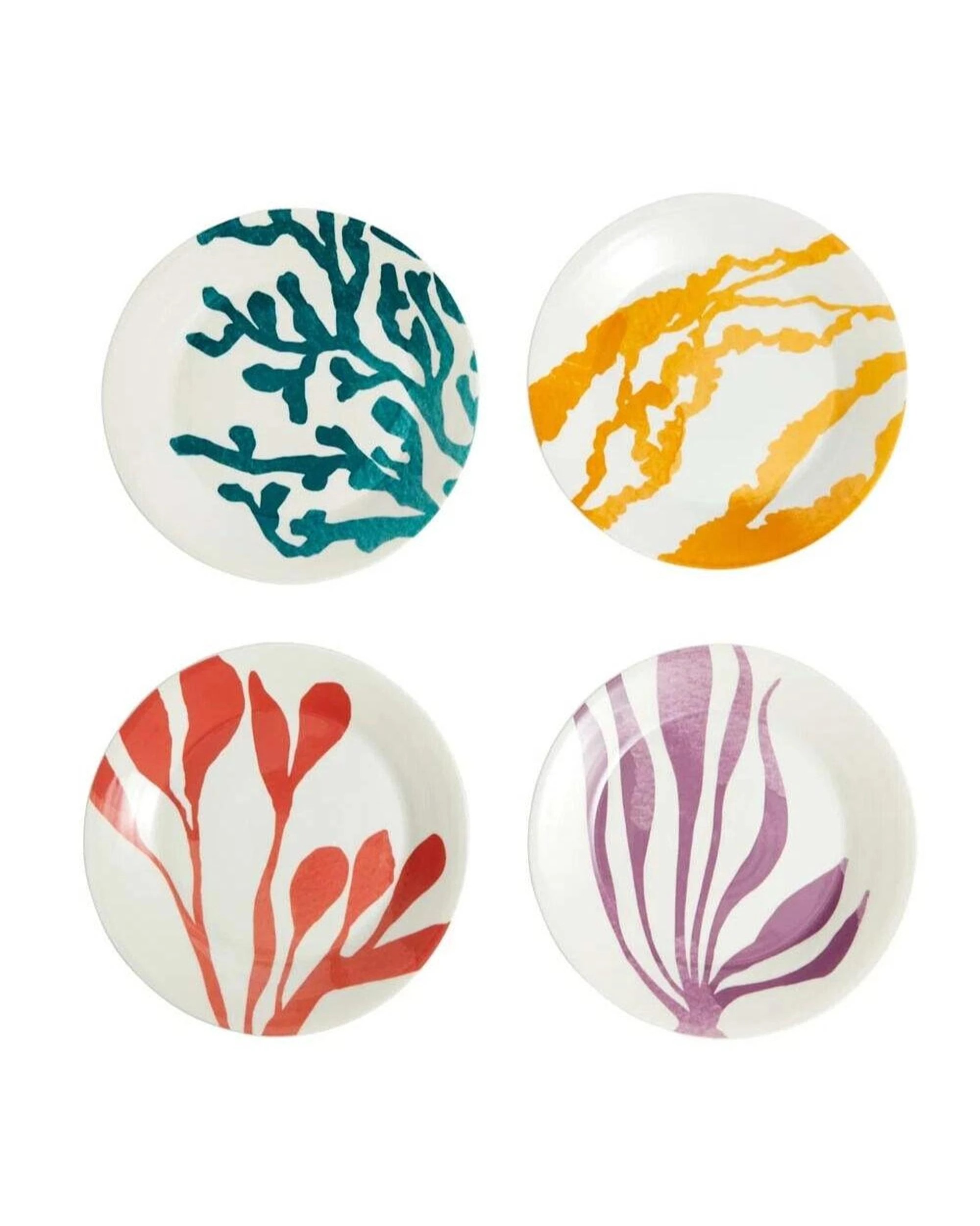 1 Royal Doulton 1815 Bright 24cm Plate Set of 4 Plates  4pc - Multi, 1 of 6