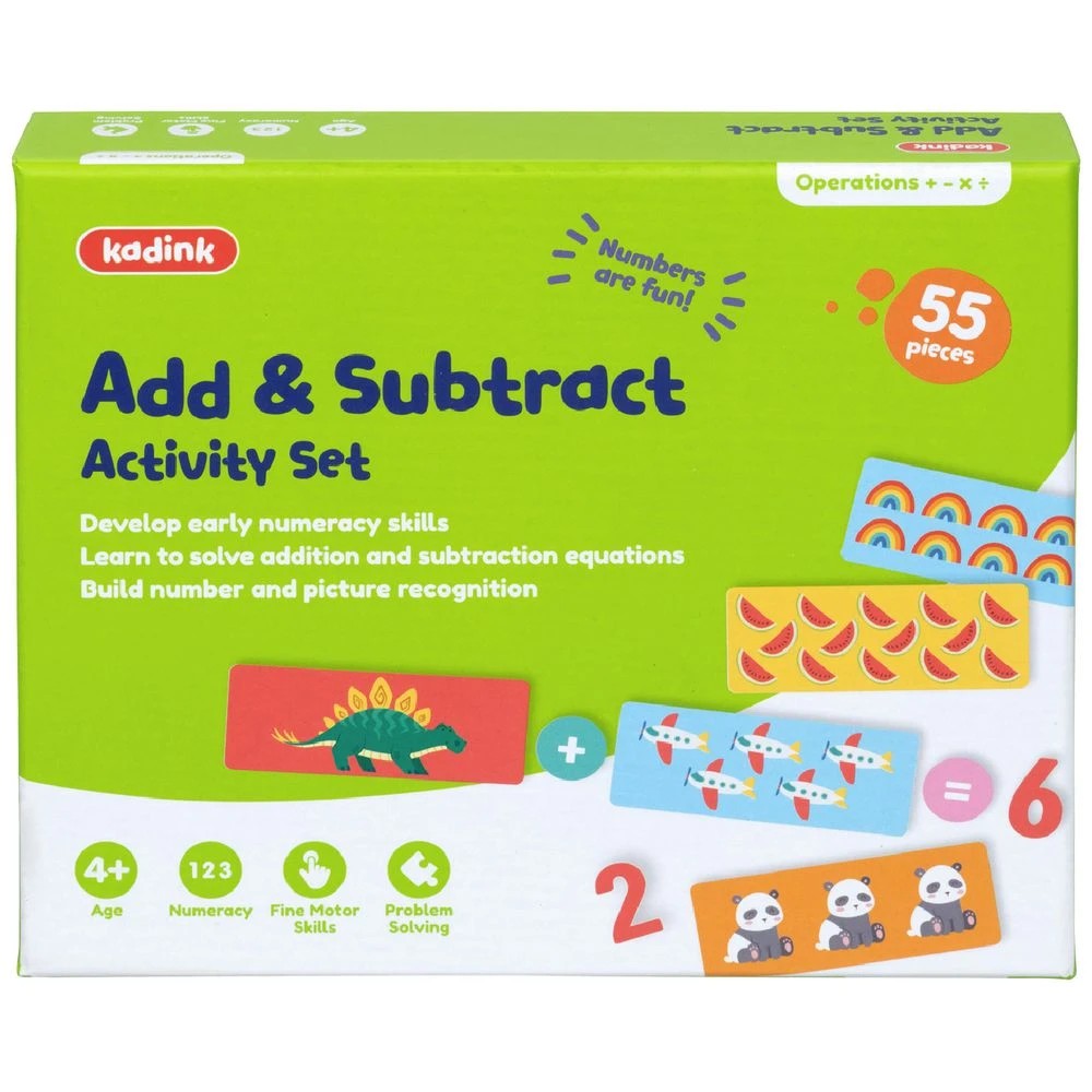 1 Kadink Add & Subtract Activity Set, 1 of 3