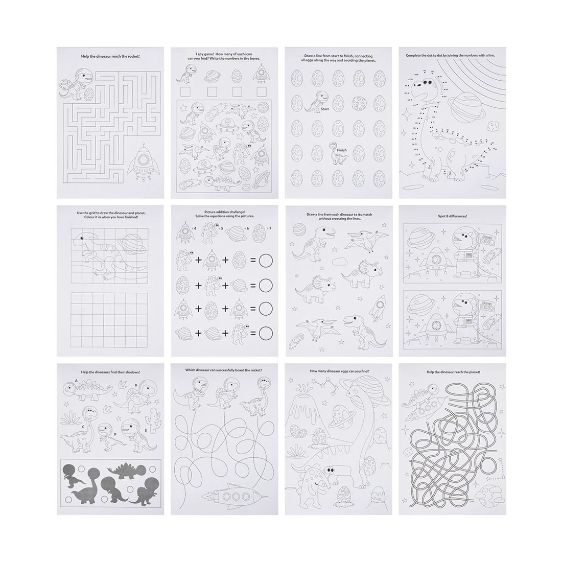 5 Travel Activity Kit - Dinosaur Adventure, 5 of 9