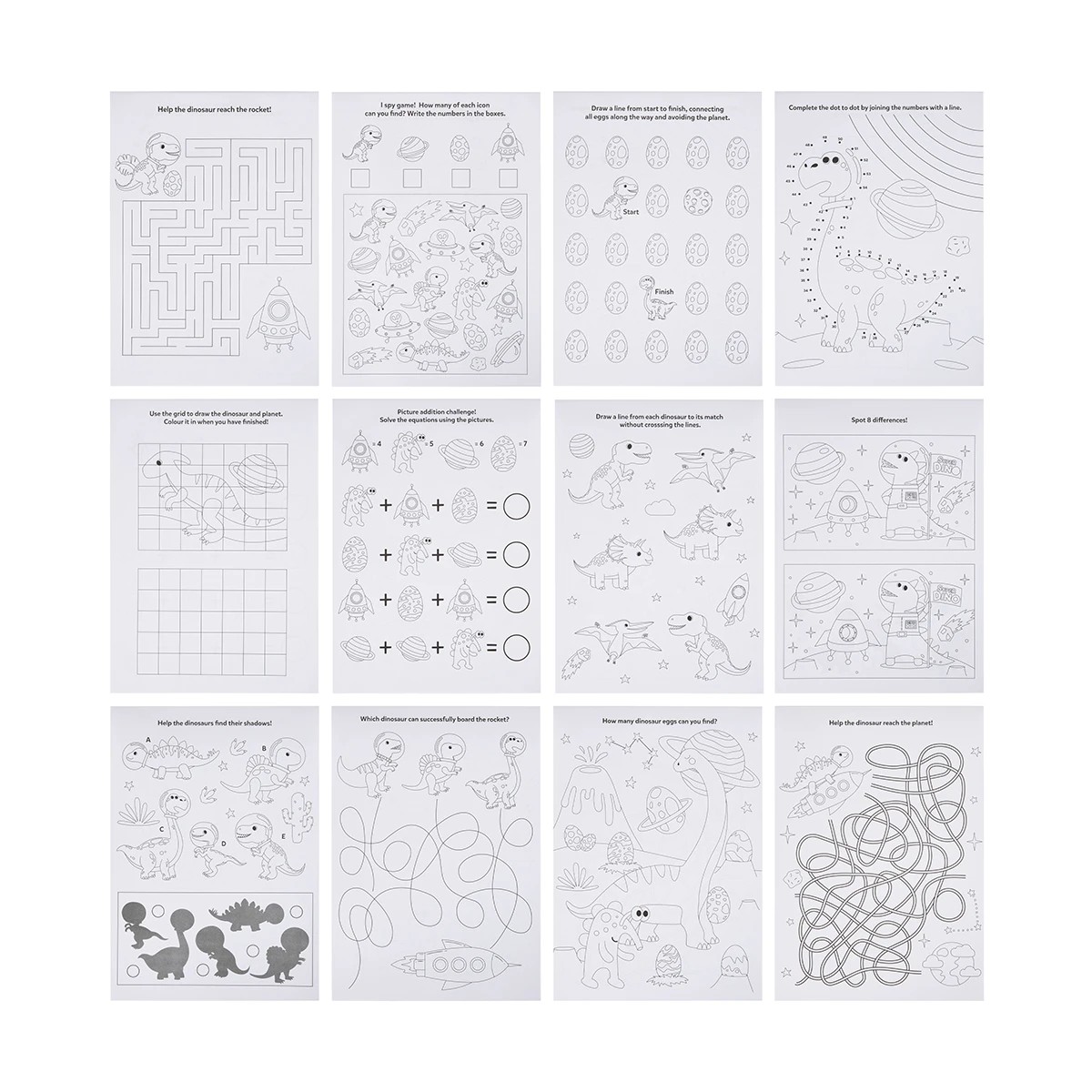 5 Travel Activity Kit - Dinosaur Adventure, 5 of 9