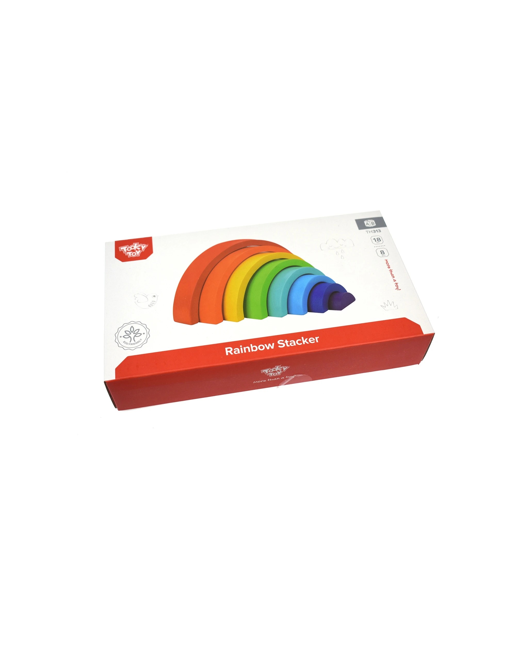 6 Tooky Toy Rainbow Stacker Baby Toddler Fun Stacking Educational Toy - Multi, 6 of 7