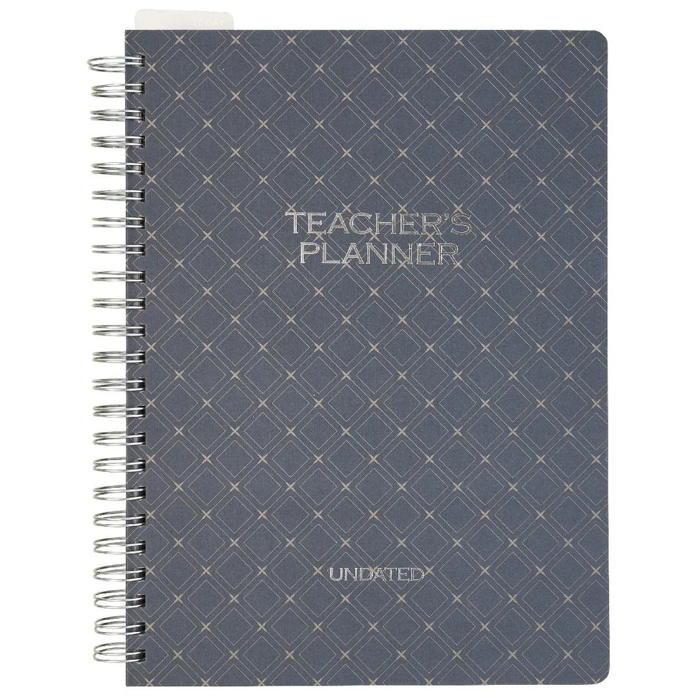 2 Otto A4 Teachers' Undated Planner Geo Black, 2 of 10