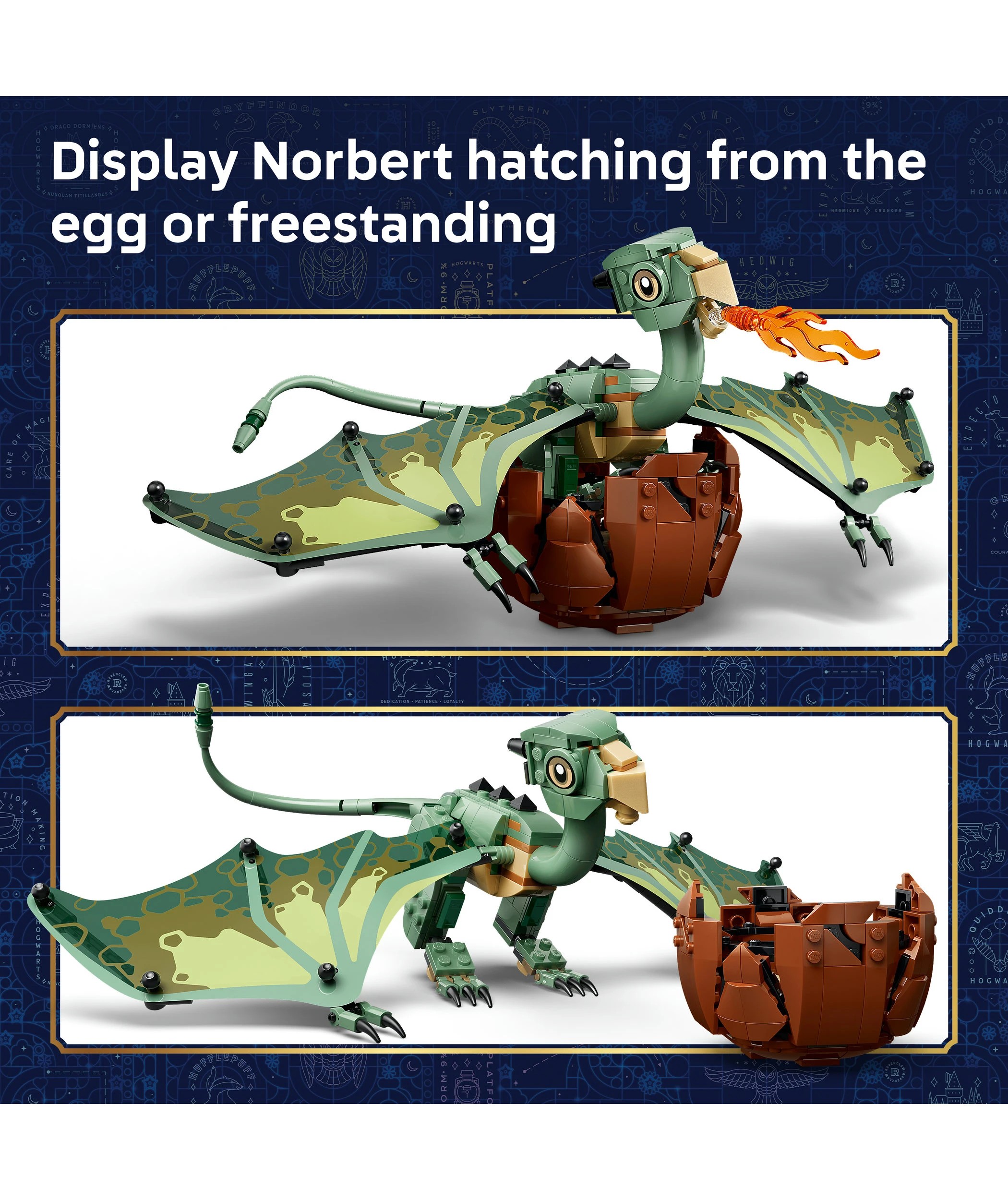 6 LEGO Harry Potter Norbert: Hagrid's Baby Dragon 76477, 6 of 10