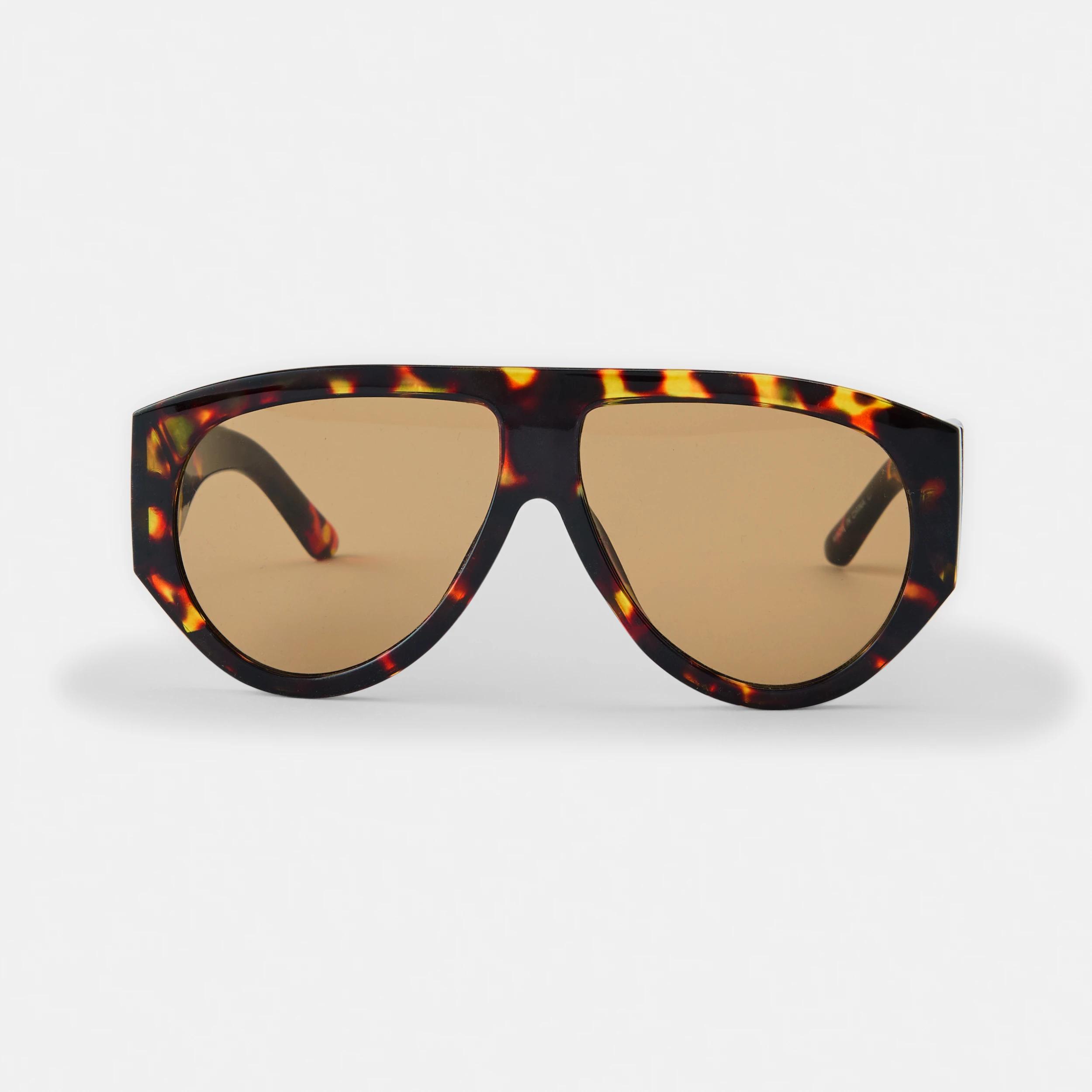 2 Chunky Aviator Sunglasses Tort, 2 of 5