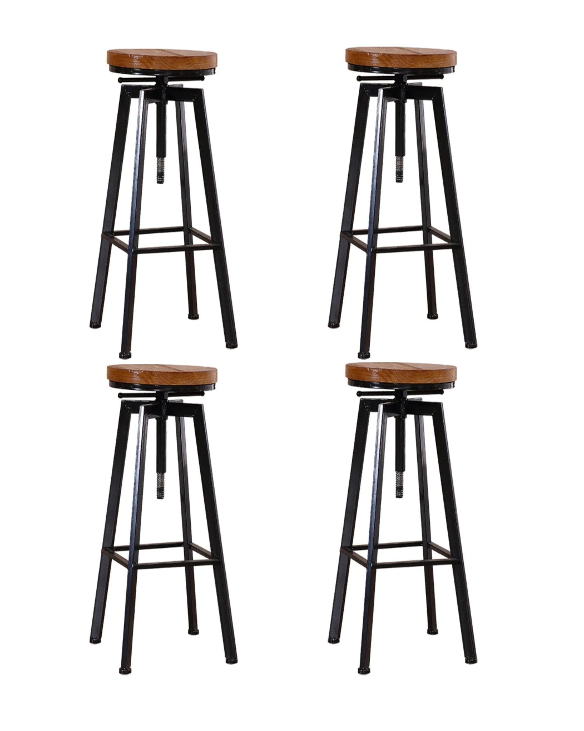 1 Levede 4x Vintage Bar Stool, 1 of 6