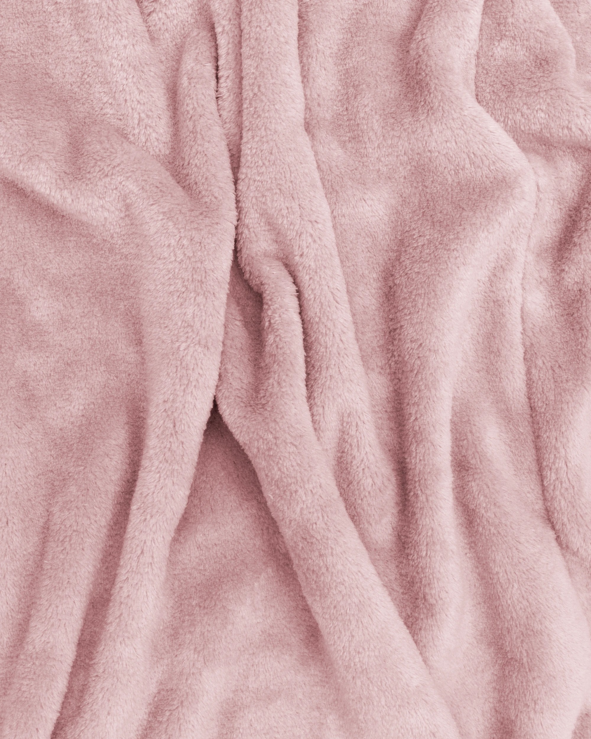 3 Bambury Microplush Soft Cosy Throw Rug Blush - Pink, 3 of 3