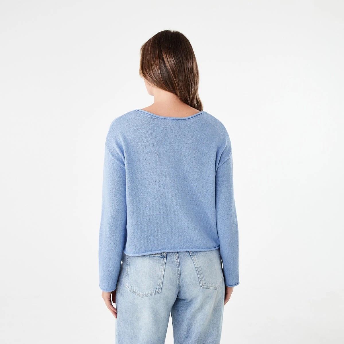 3 Boat Neck Pullover HERON, 3 of 5