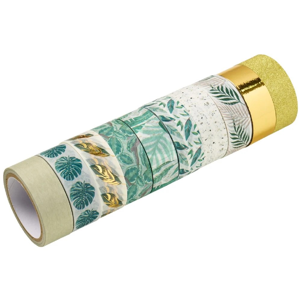 2 Born Washi Tape 15mm x 5m Botanical 10 Pack, 2 of 10