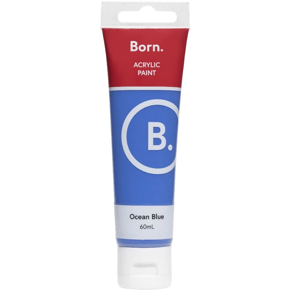 2 Born Acrylic Paint 60mL Ocean Blue, 2 of 3