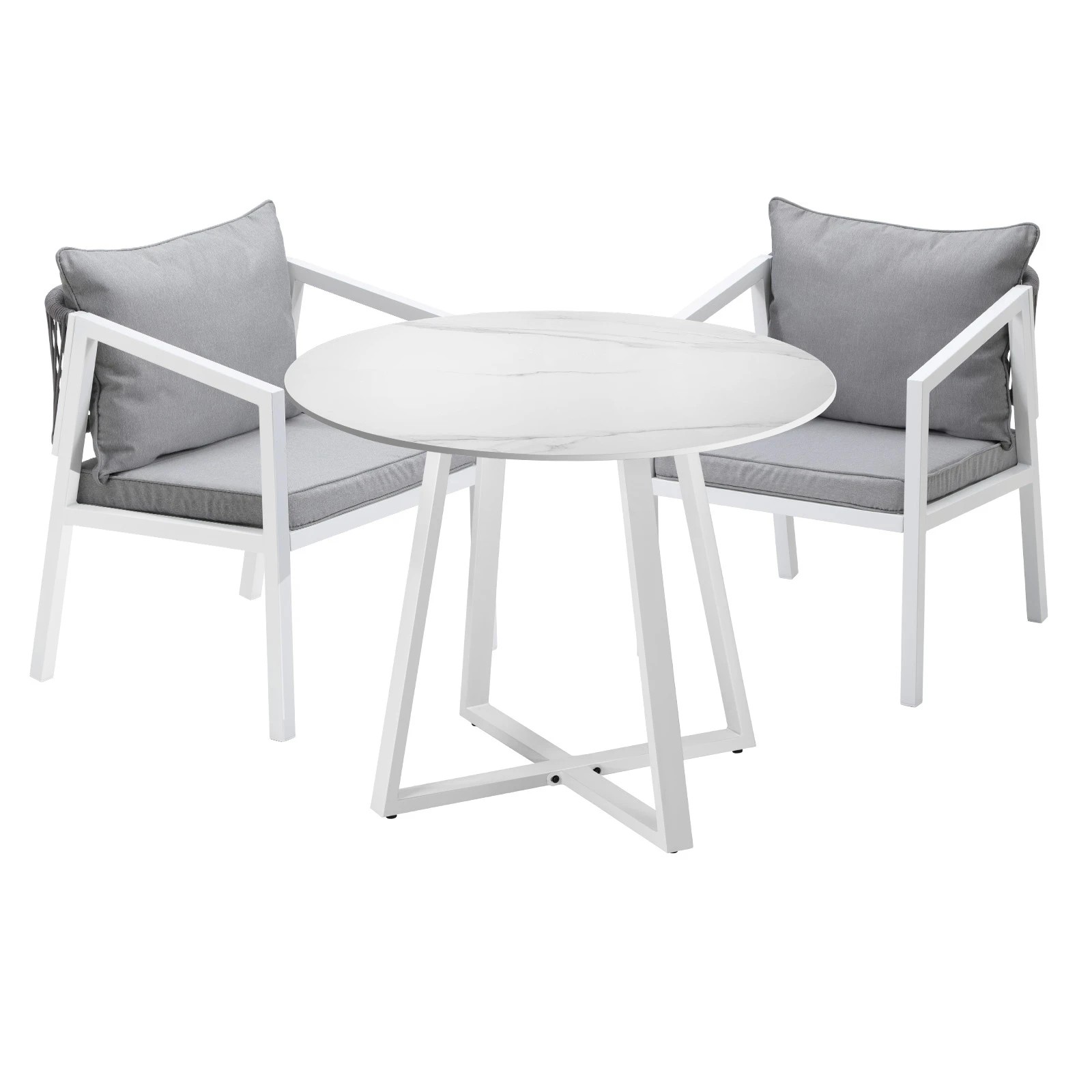 1 Livsip Outdoor Dining Setting Lounge Chair Patio Furniture Bistro Set 3pcs
 - Multi, 1 of 7