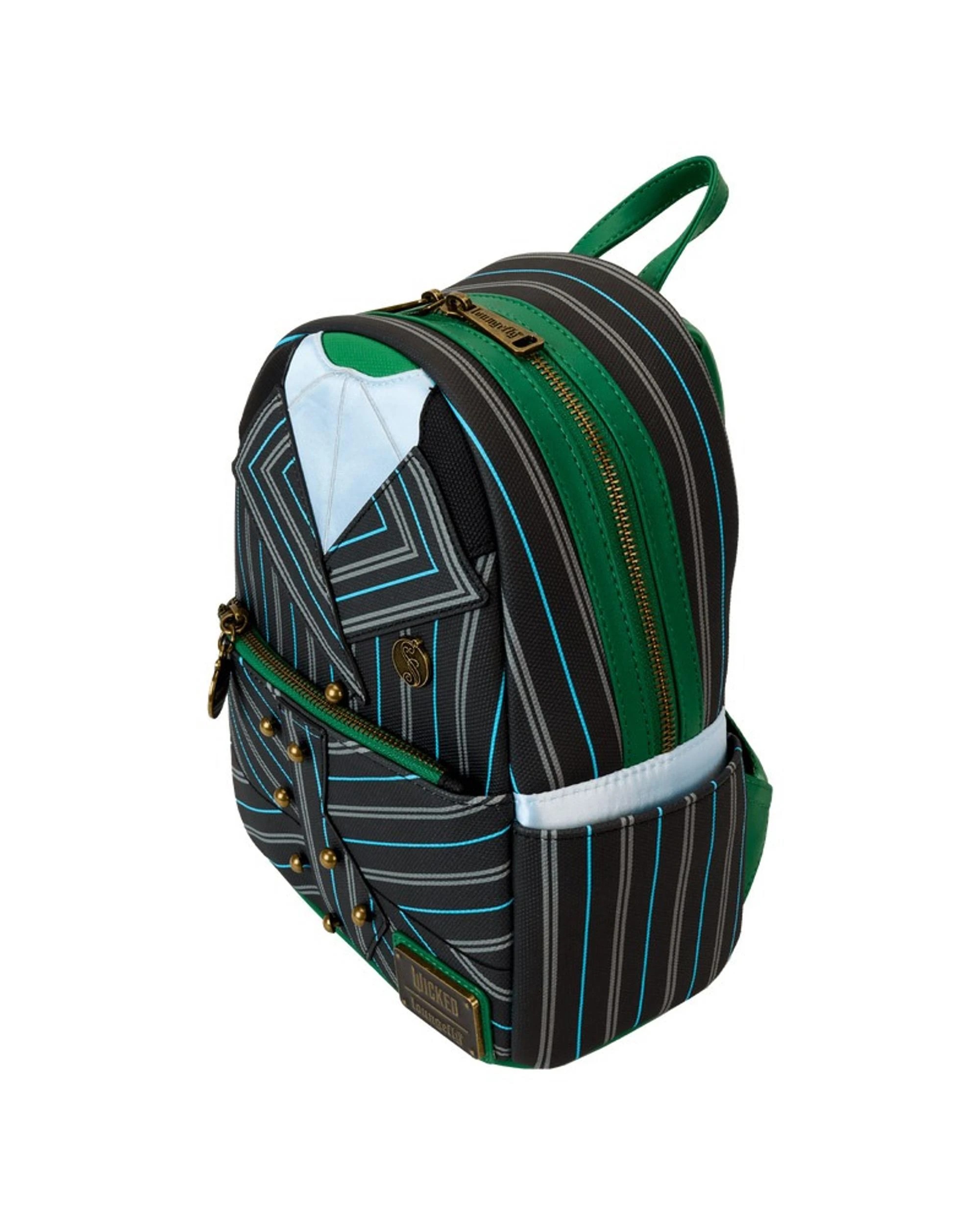 2 Loungefly Wicked Elphaba Shiz University Uniform Cosplay Mini Backpack - Black, 2 of 8