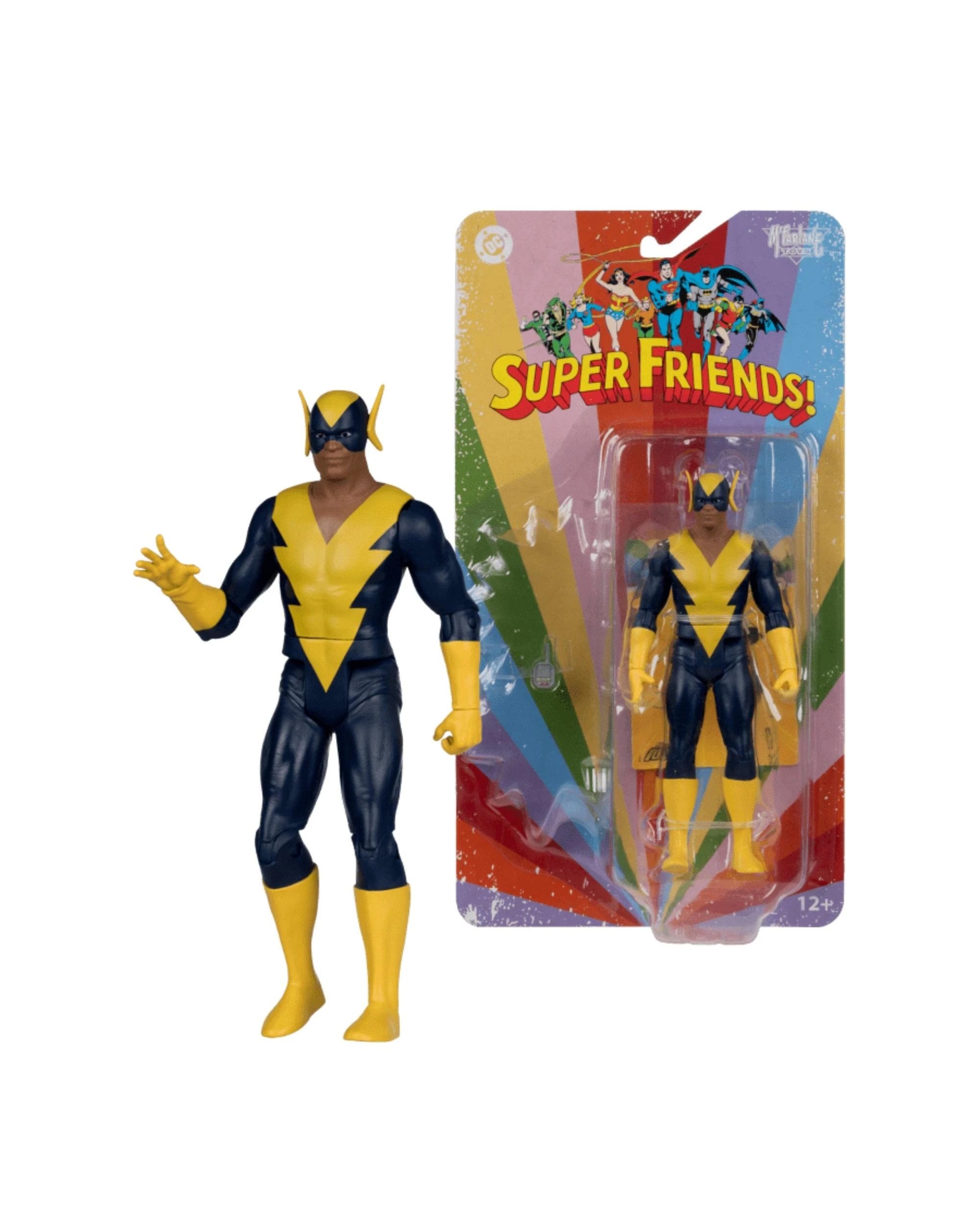 1 DC Comics Retro Super Friends Black Vulcan 6 inch Action Figure, 1 of 9