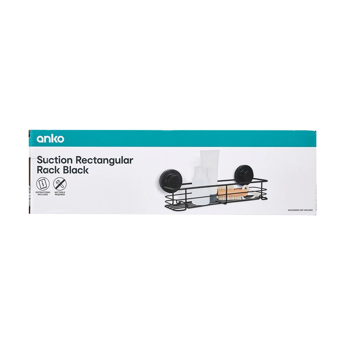7 Black Suction Rectangular Rack, 7 of 7