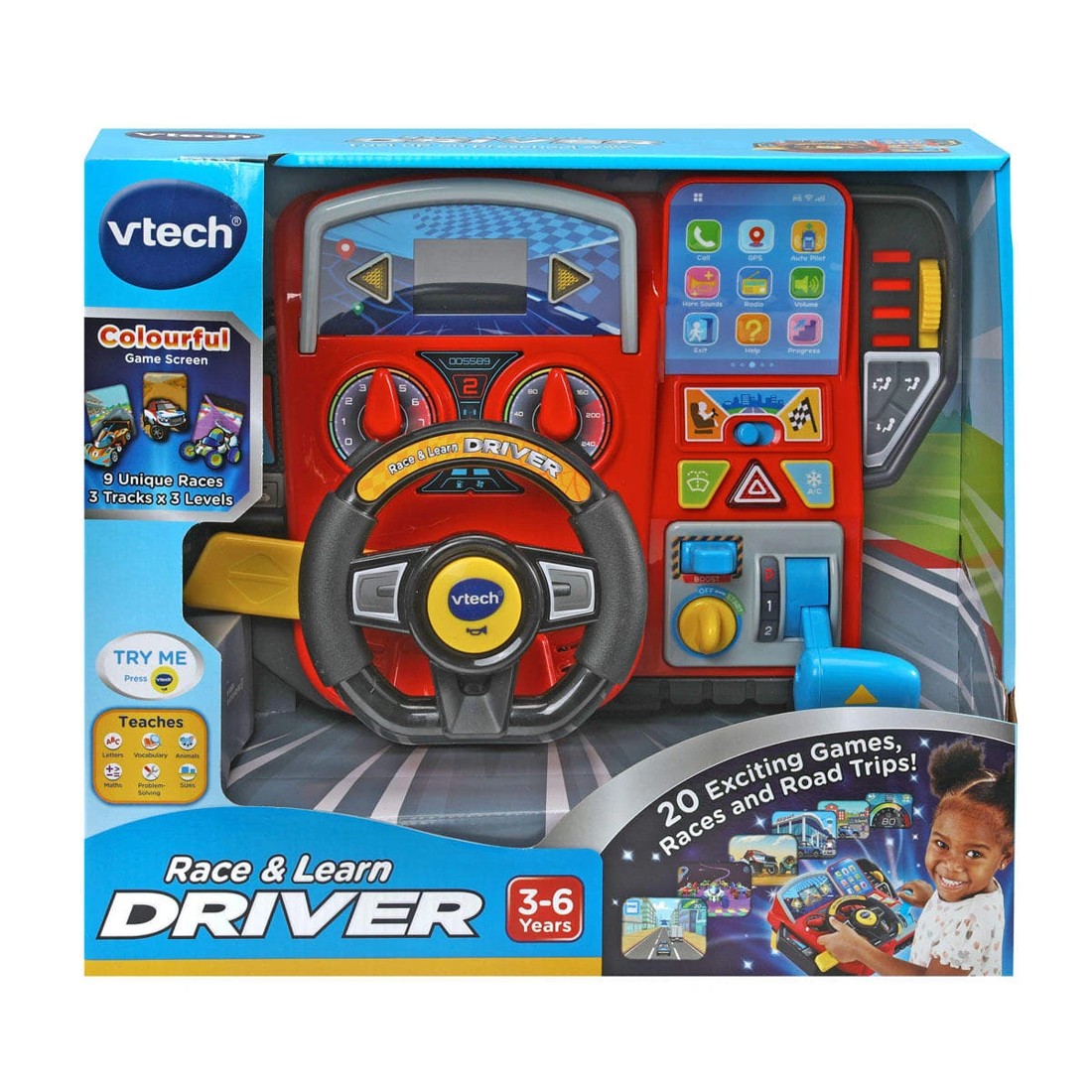 1 VTech Race and Learn Driver Toy, 1 of 4