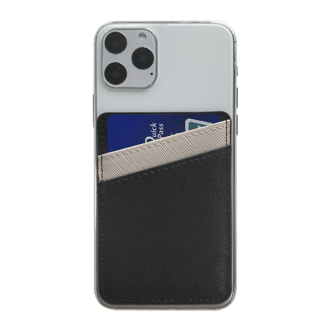 2 Otto Phone Card Holder Black and Beige, 2 of 2