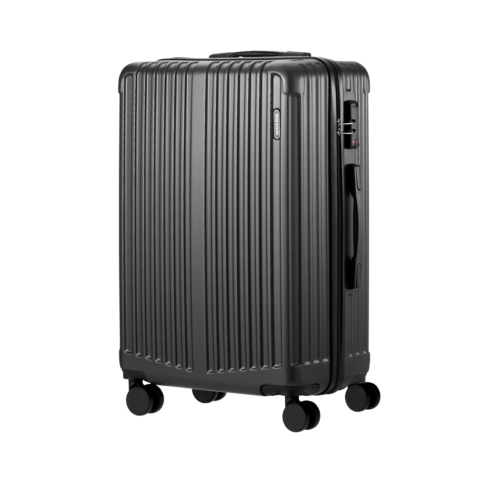 8 Mazam 28" Luggage Suitcase TSA Lock  ABS Case - Grey, 8 of 9