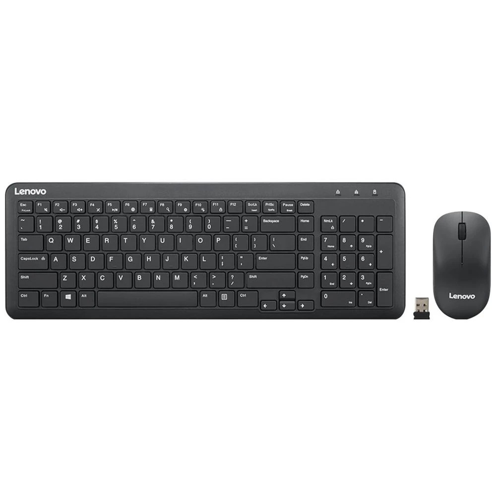 1 Lenovo 300 Wireless Keyboard and Mouse Combo Black, 1 of 5