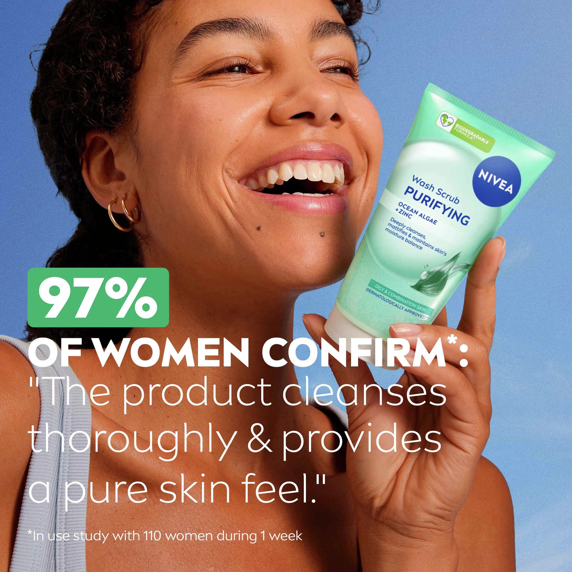 6 Nivea Purifying Wash Scrub 150ml - Ocean Algae and Hydramine, 6 of 9