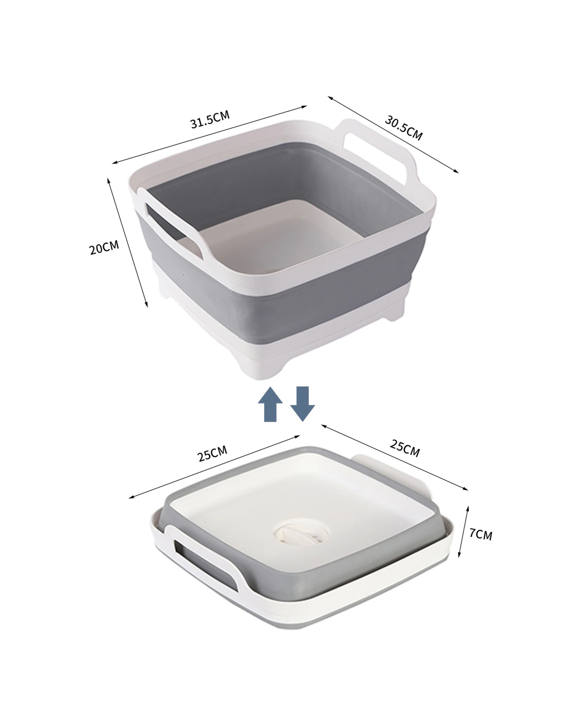 4 BR Home Collapsible Strainer and Storage Basket for Fruits and Vegetables, 4 of 9