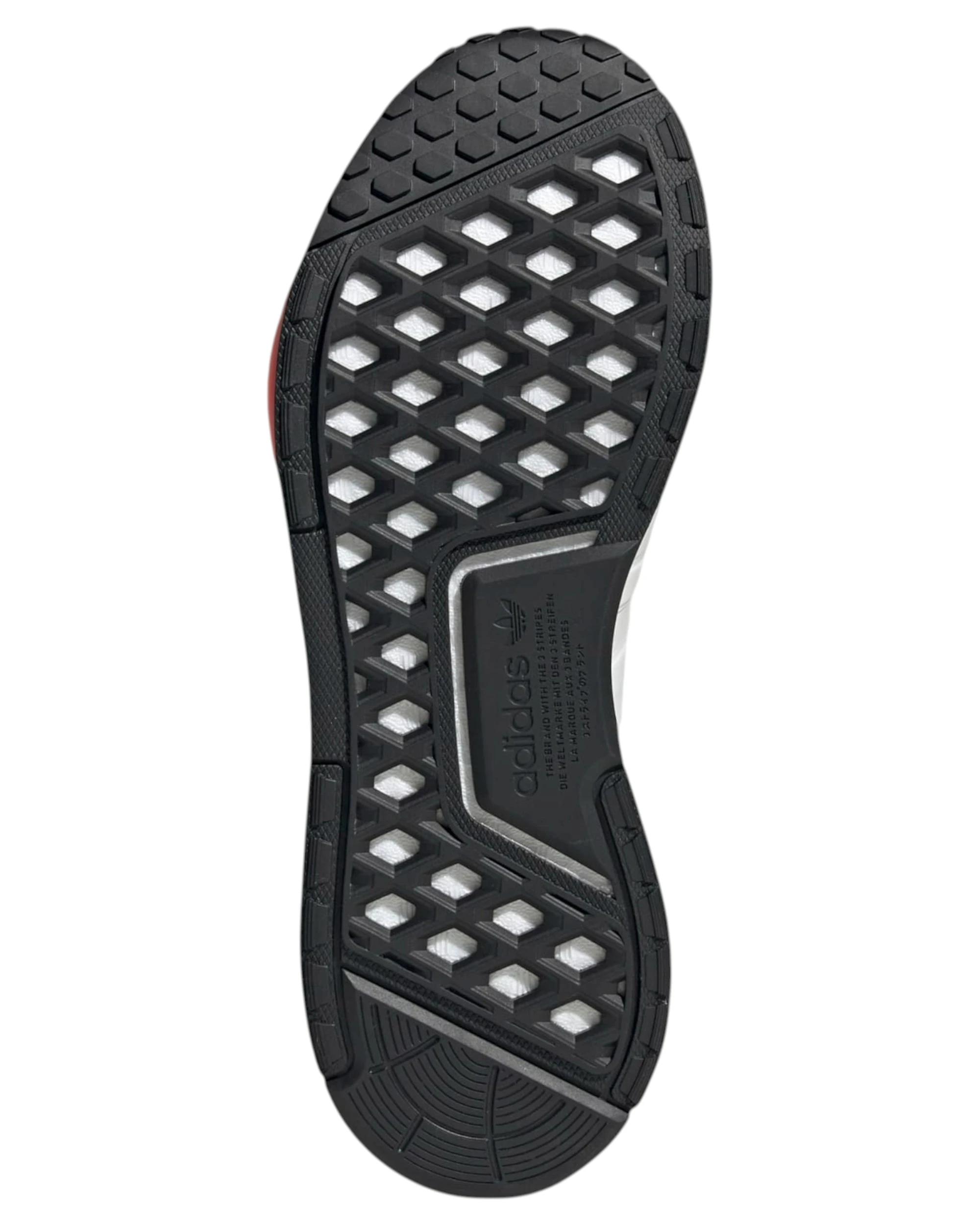 5 Adidas Unisex NMD_V3 Sneakers White/ Black/ Grey Shoes WHITE, 5 of 8