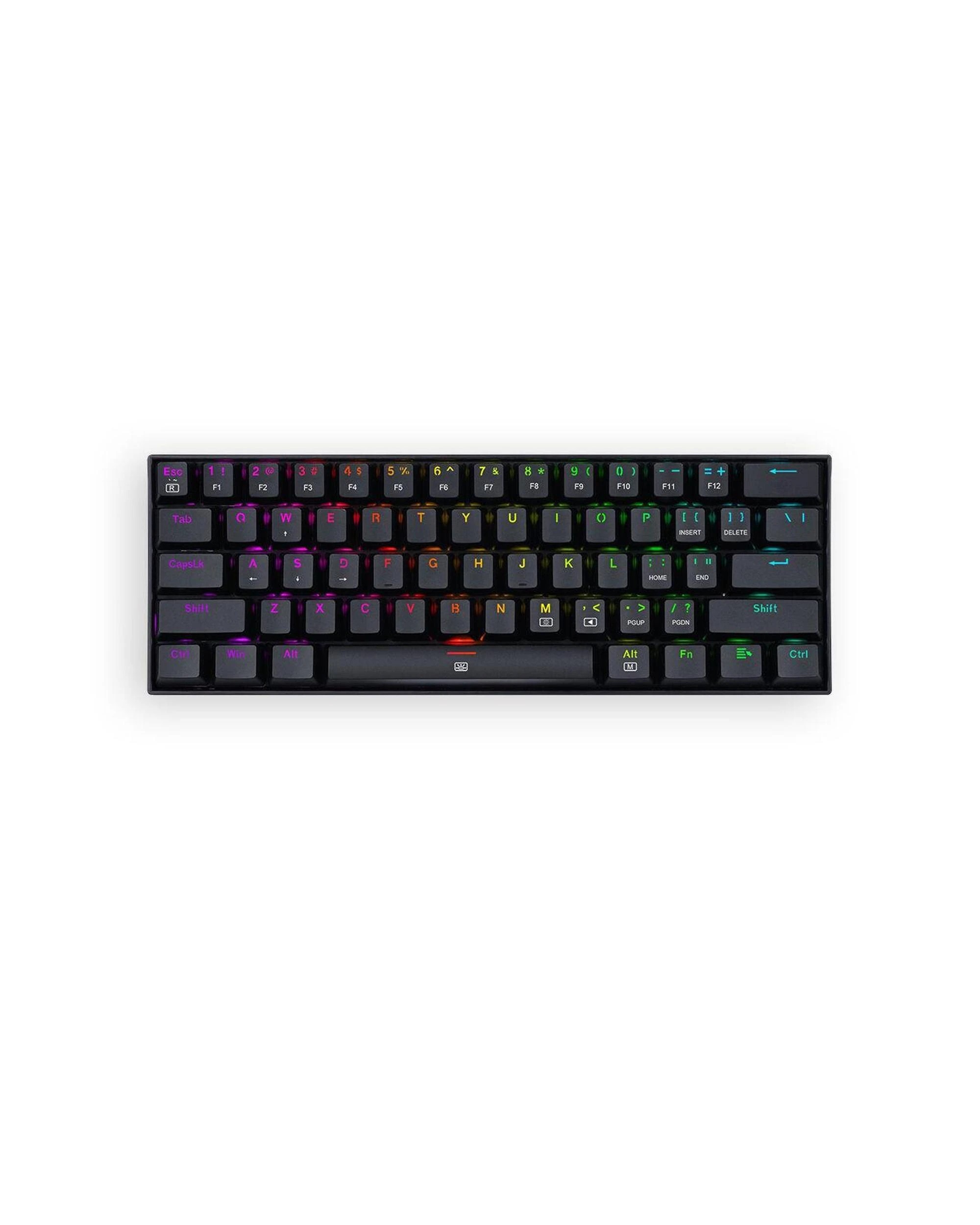 1 Redragon K630RGB Dragonborn Black 65% Mechanical RGB Gaming Keyboard, 1 of 9