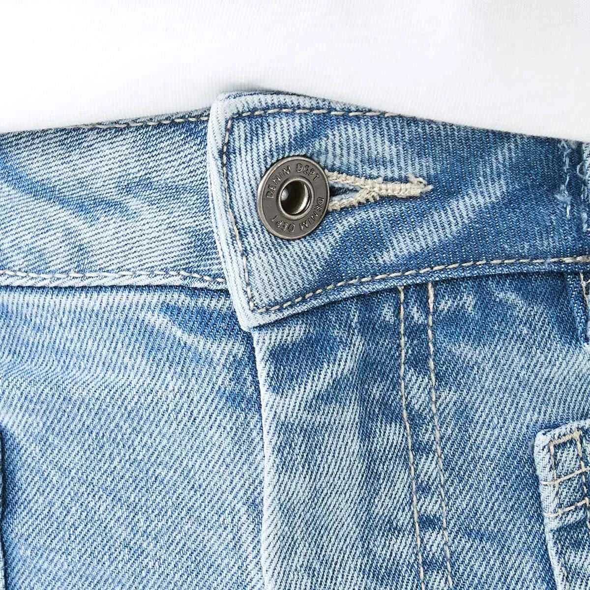 3 Flared Pocket Jeans Mid Denim, 3 of 10