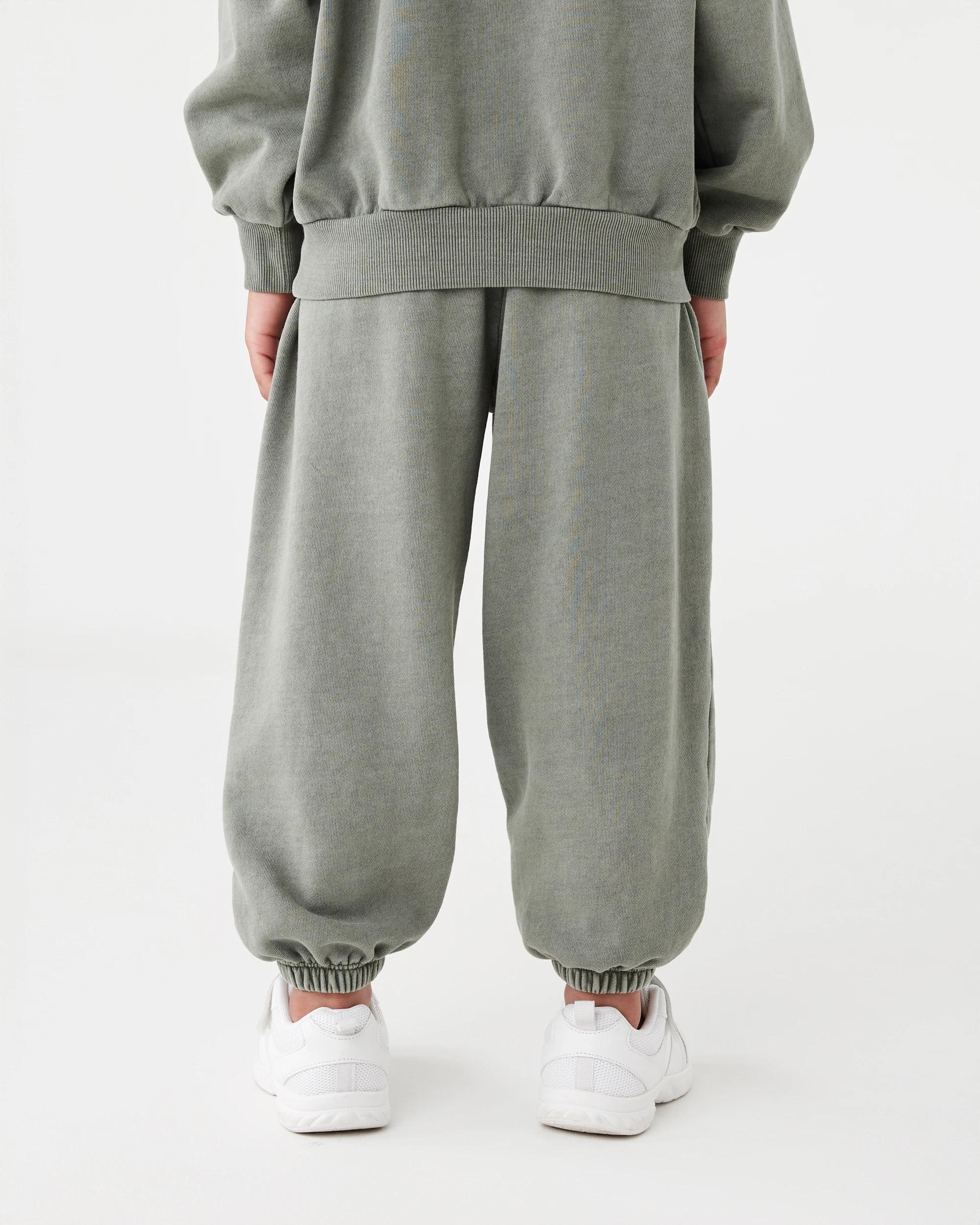 2 Washed Oversize Trackpants Mnr Khk, 2 of 7