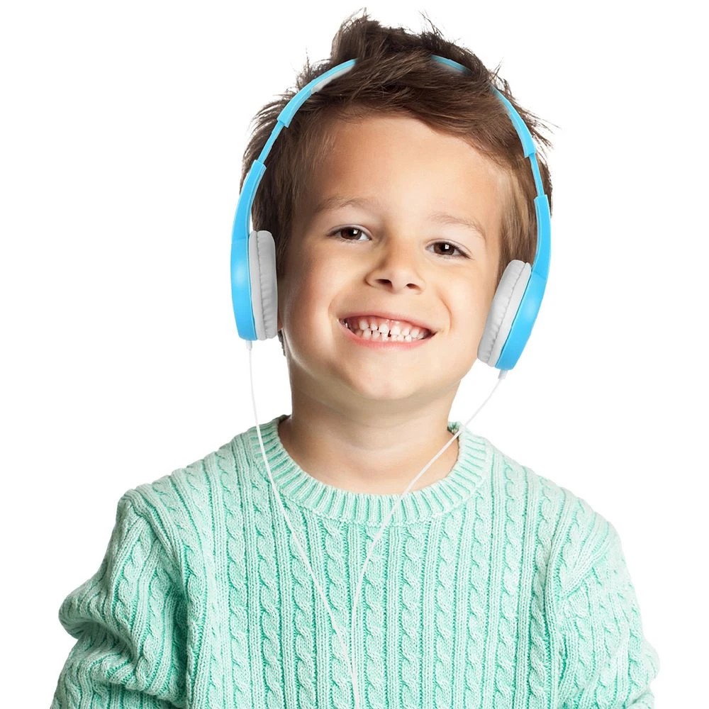 7 BONELK Classic Kids Wired Headphones Blue, 7 of 7