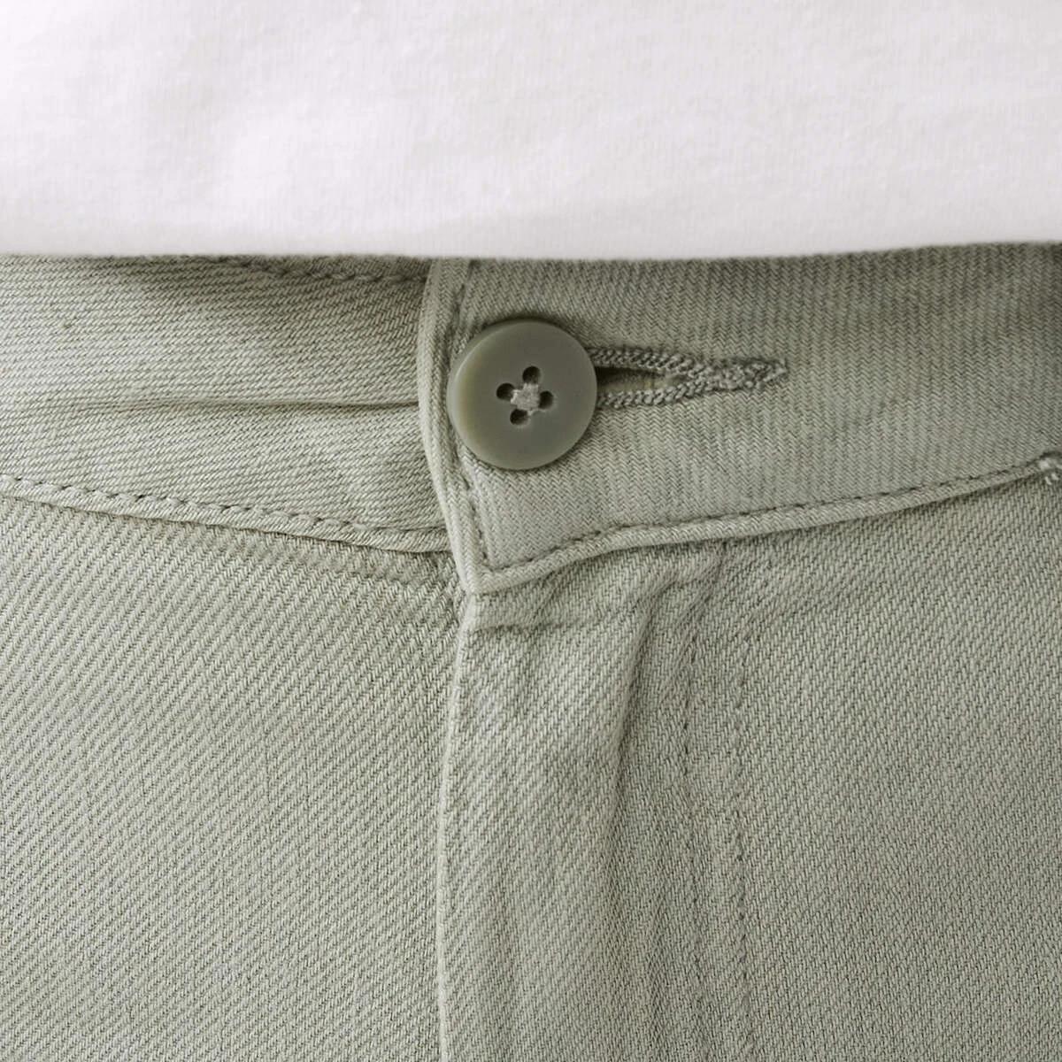 4 Lightweight Wide Leg Jeans Soft Khaki, 4 of 5