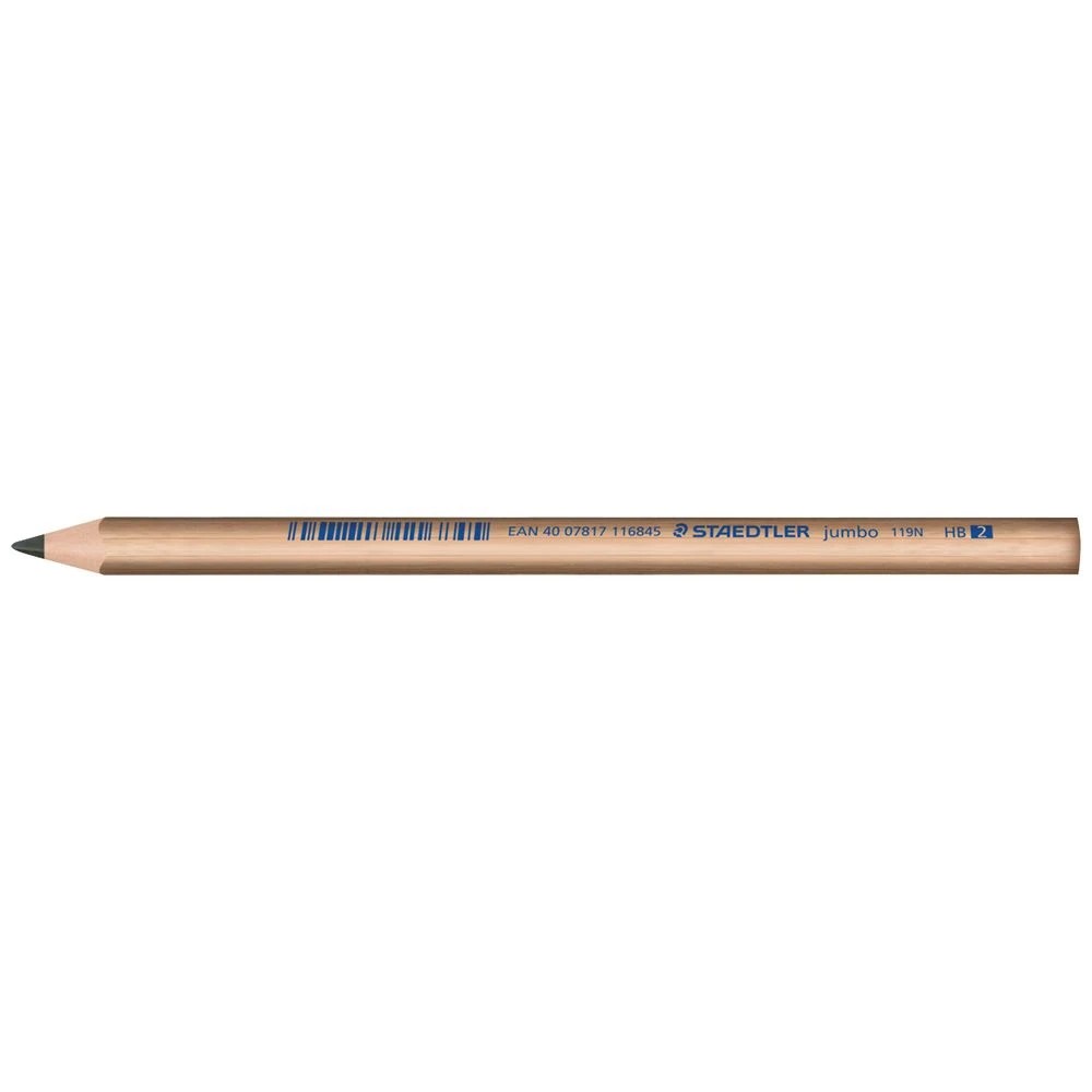 1 Staedtler Natural Jumbo Triangular Graphite Pencil HB, 1 of 3