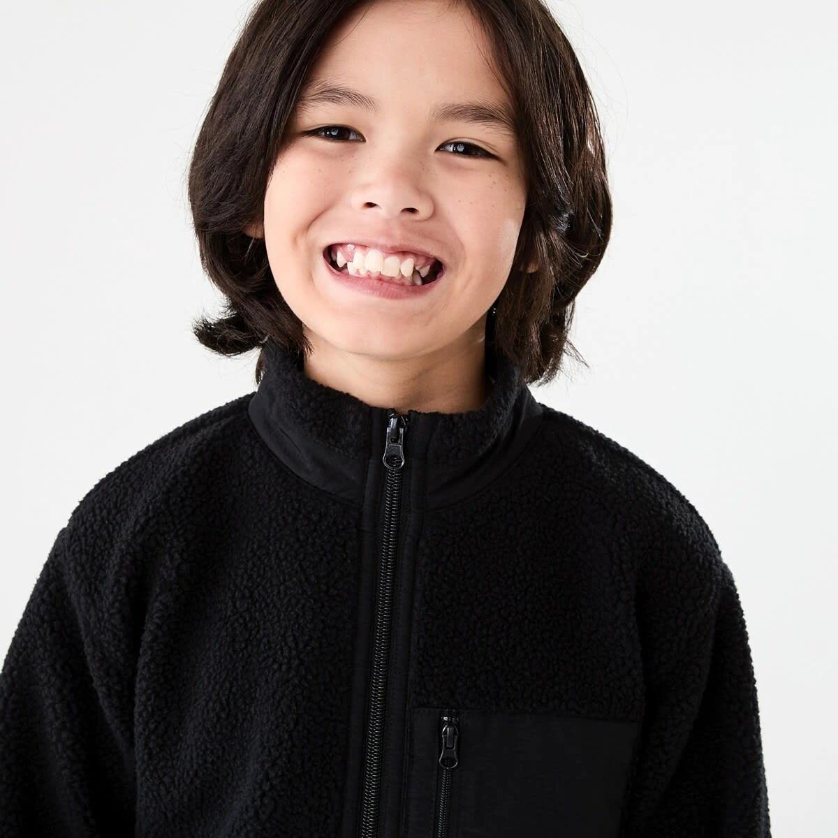 4 Teddy Jacket Black, 4 of 10