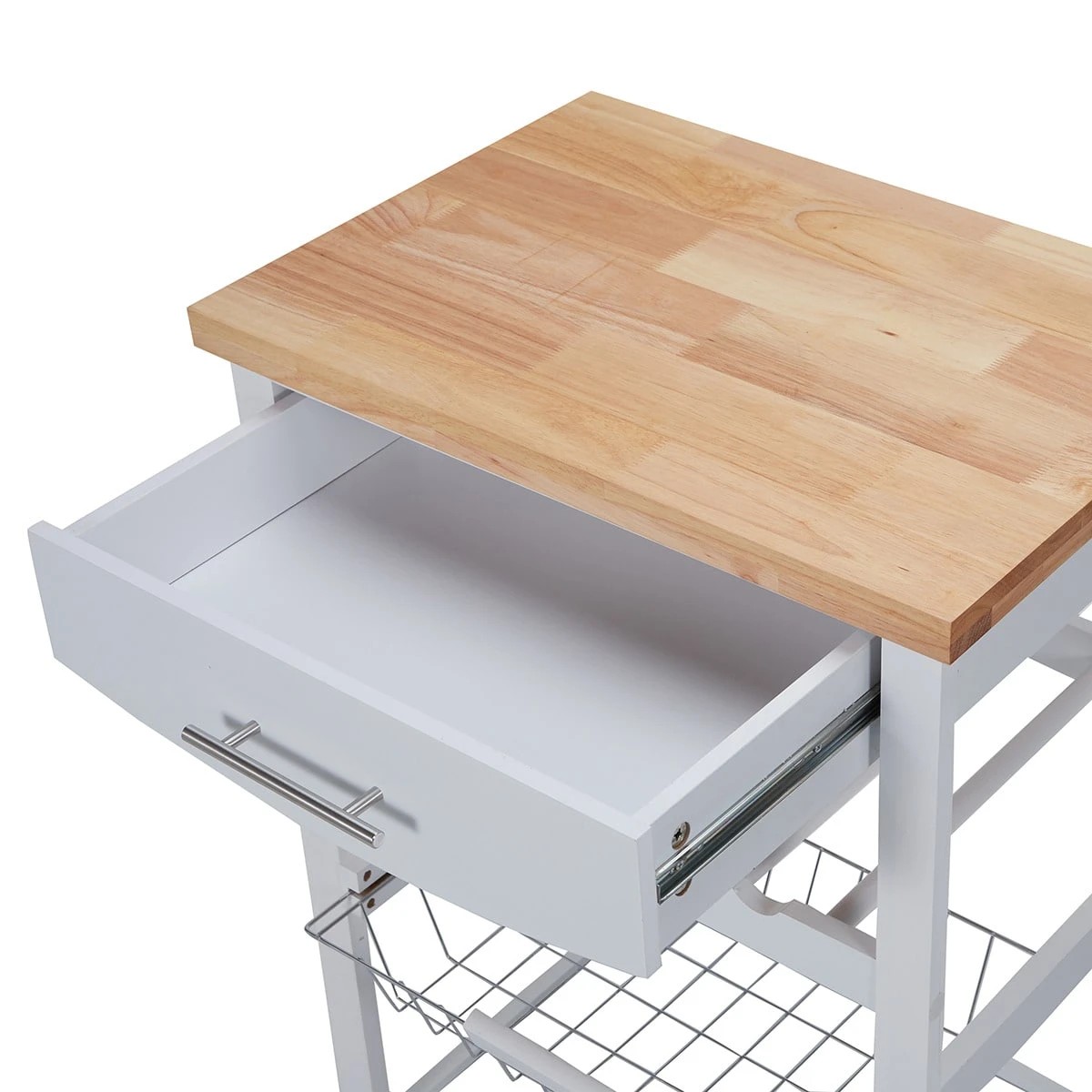 4 White Kitchen Trolley, 4 of 10
