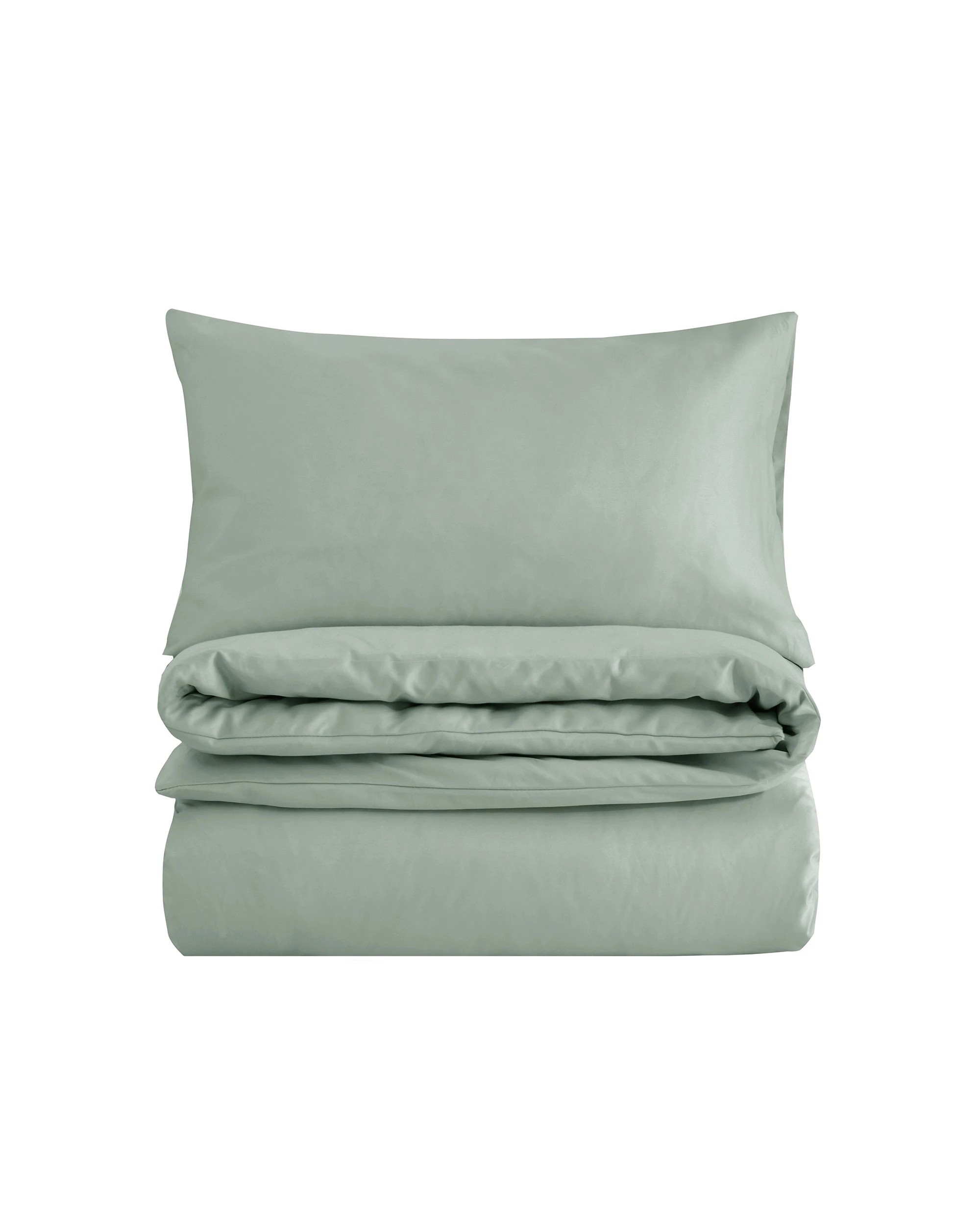 5 Dreamaker 1500TC Cotton Rich Sateen Quilt Cover Set - King Single Bed - Sage, 5 of 6