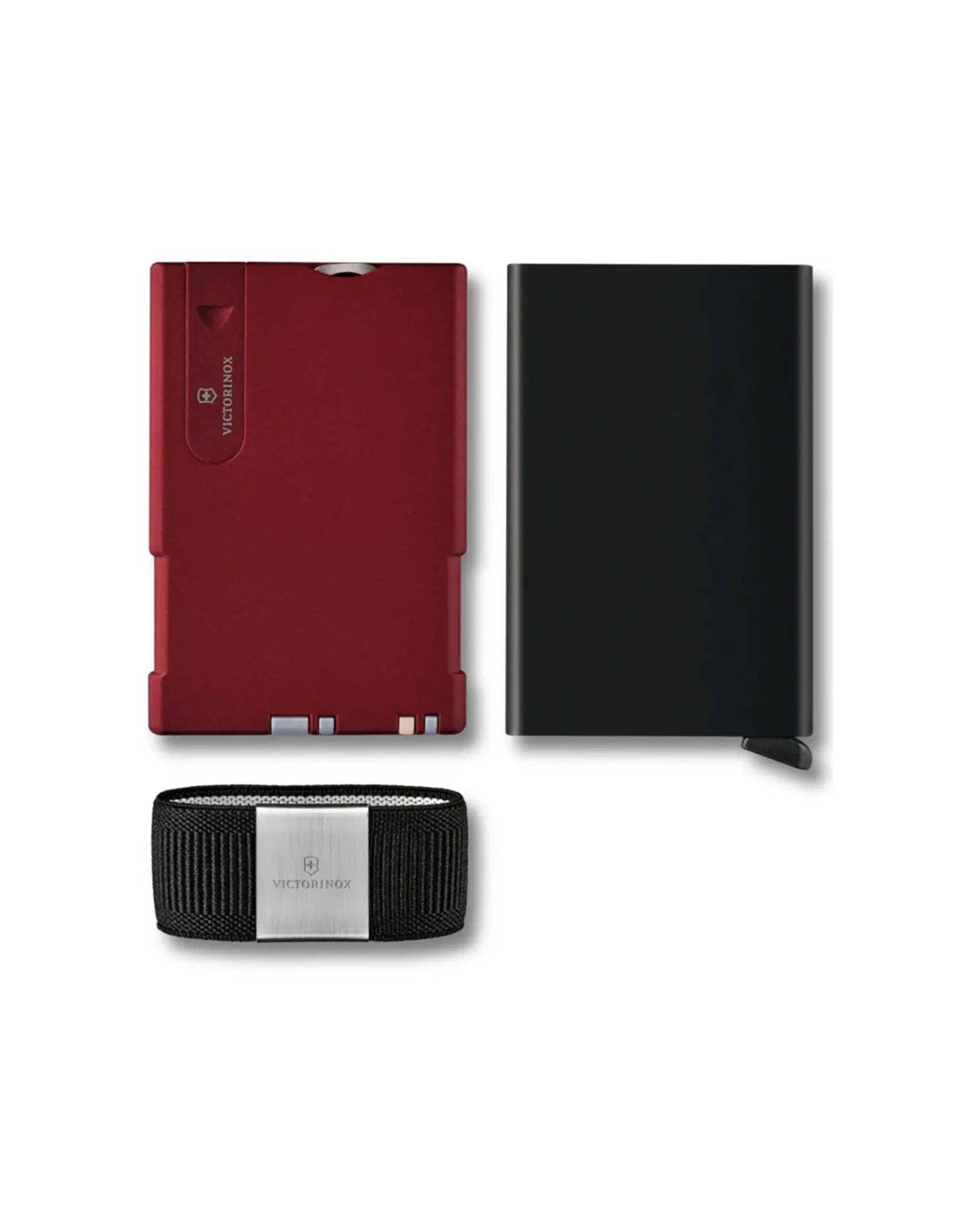 3 Victorinox SwissCard Smart Card Wallet Tool With 10 Functions - Red, 3 of 7