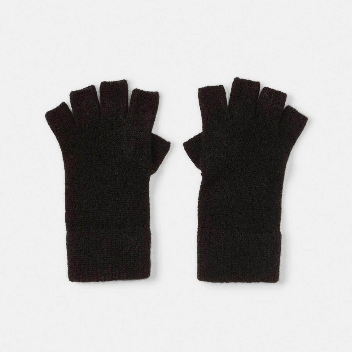 1 Fingerless Gloves Black, 1 of 3