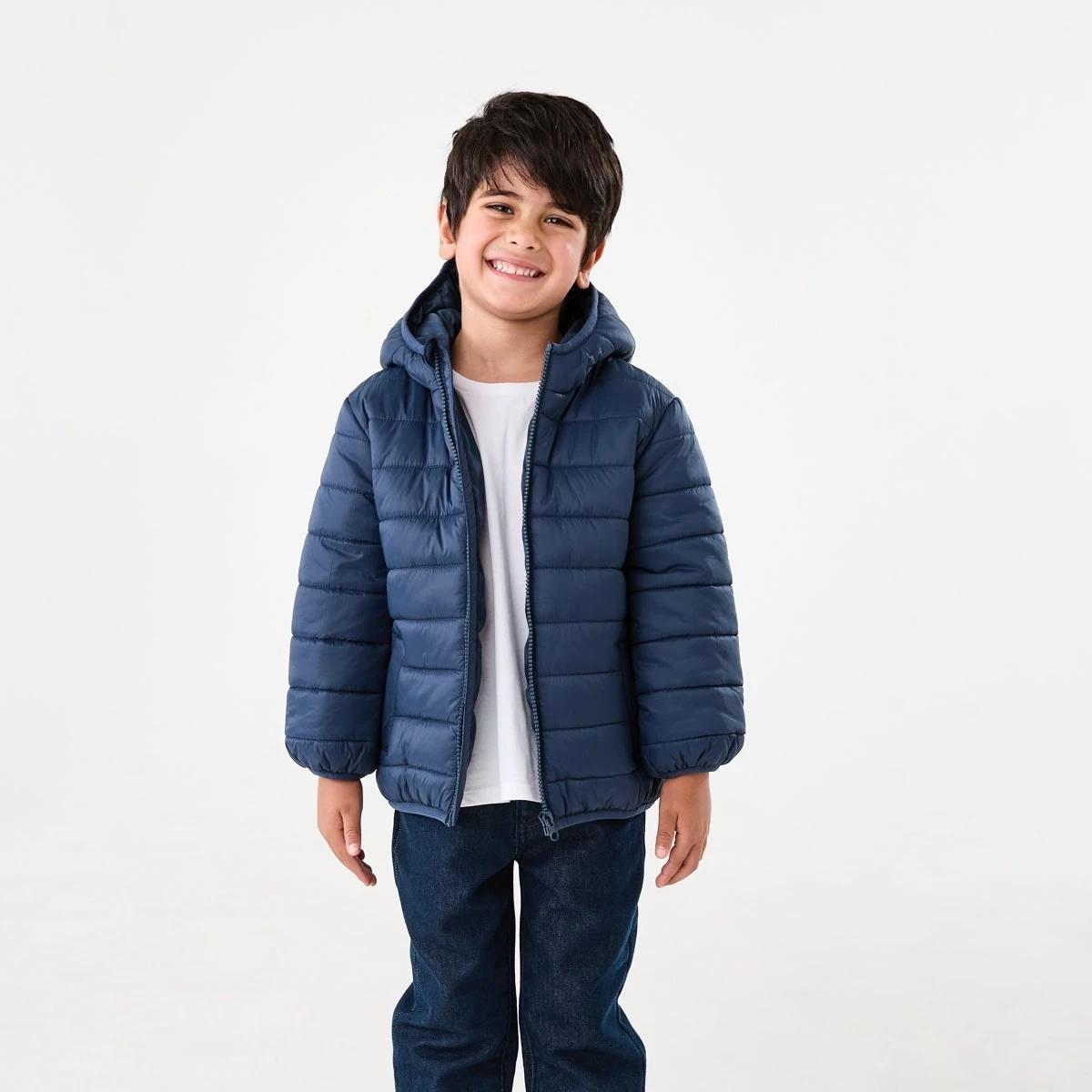 1 Super Light Puffer Jacket Dress Navy, 1 of 10