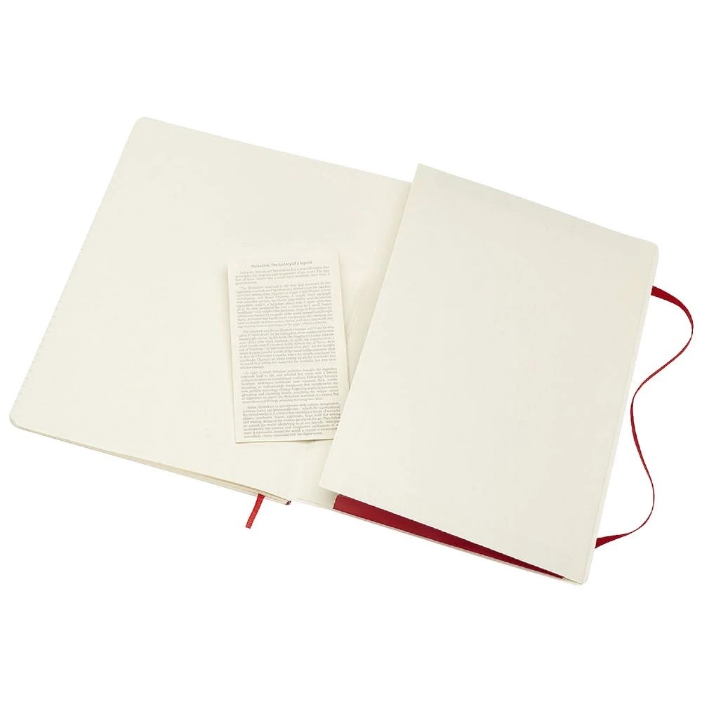 3 Moleskine Softcover Ruled XL 192pg Notebook Scarlet Red, 3 of 3