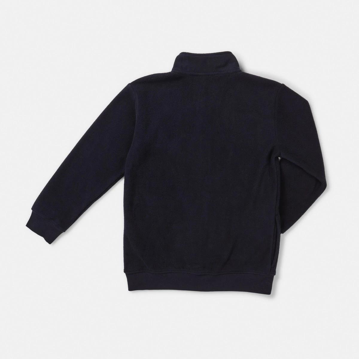 10 Zip Through Polar Fleece Sweatshirt Nvy Sphire, 10 of 10