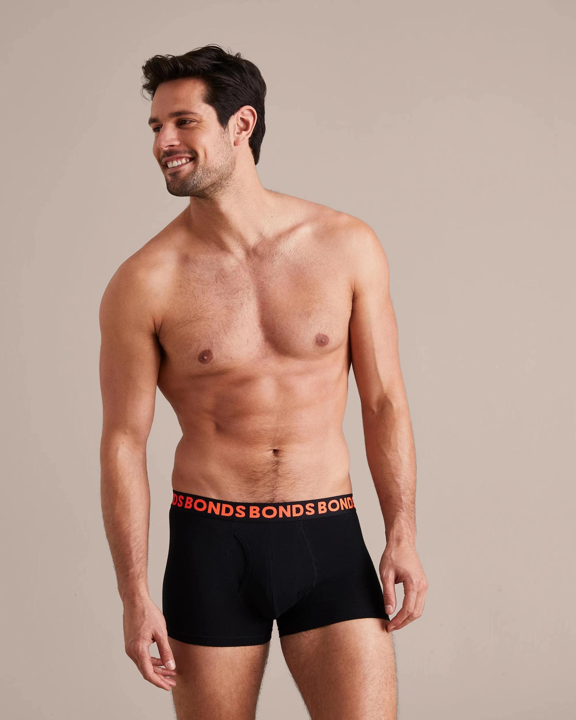 8 Bonds 3 Pack Everyday Trunks BLACK, 8 of 10