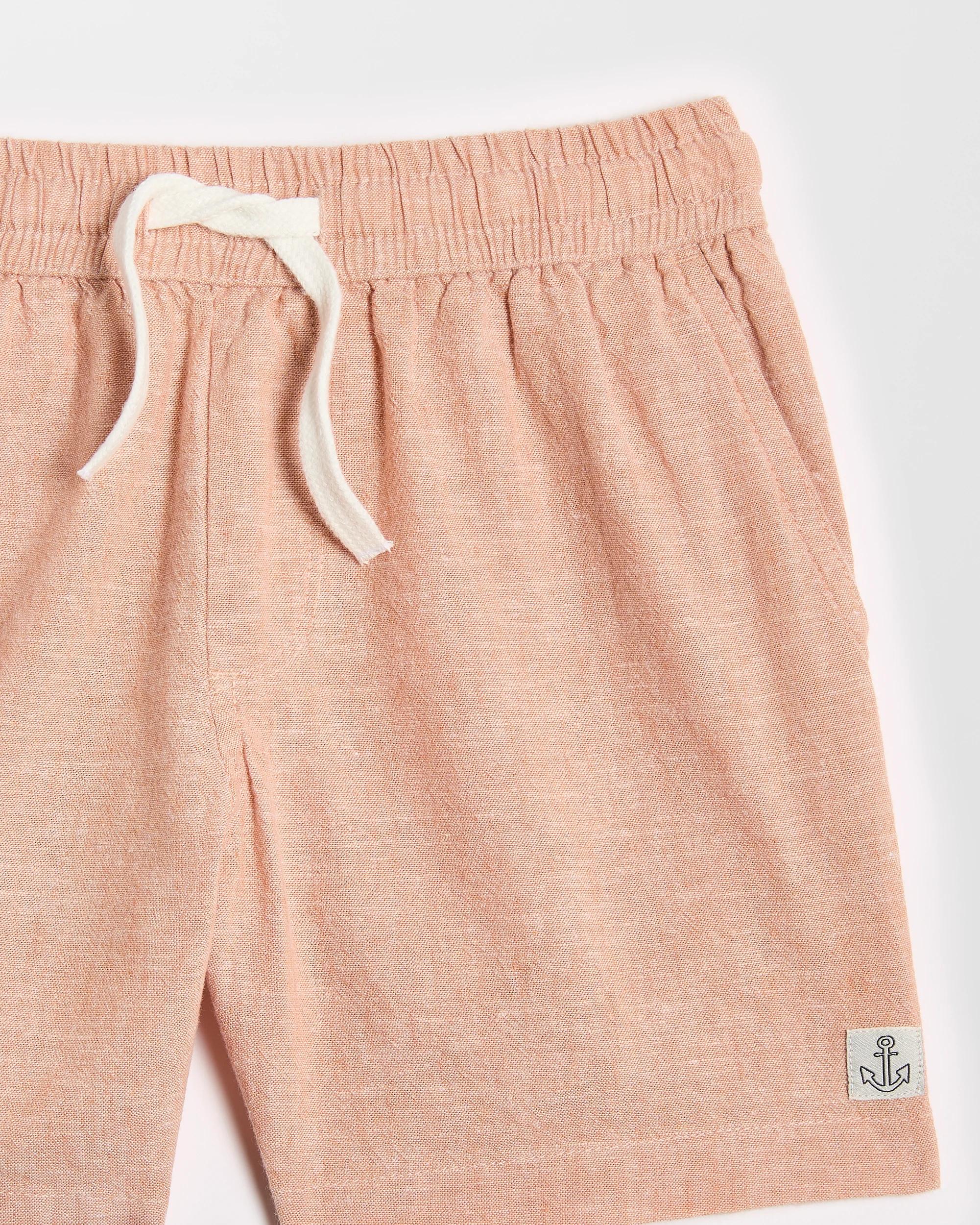 2 Target Chambray Shorts BROWN, 2 of 3