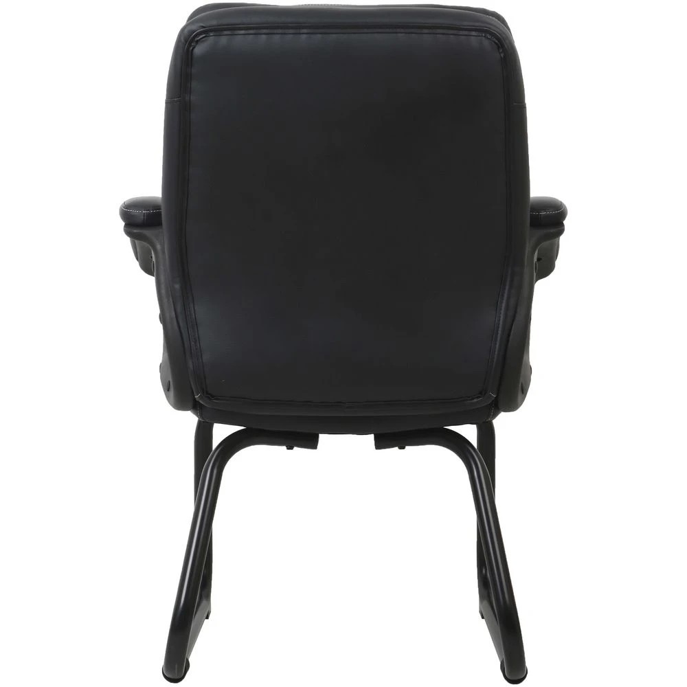5 J.Burrows Hilton Visitor Chair Sled Base Black Visitor Chairs and Stools, 5 of 10
