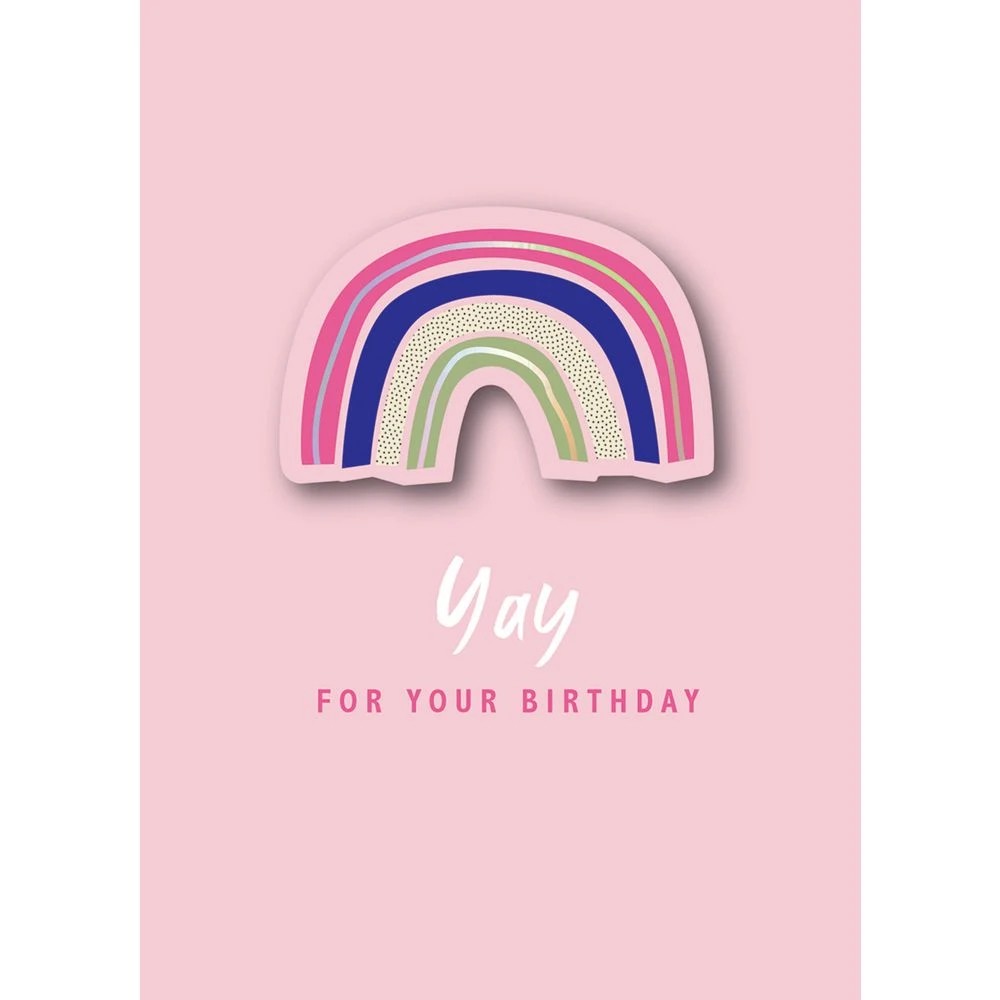 1 Lasting Impressions Card Yay Rainbow Happy Birthday, 1 of 1