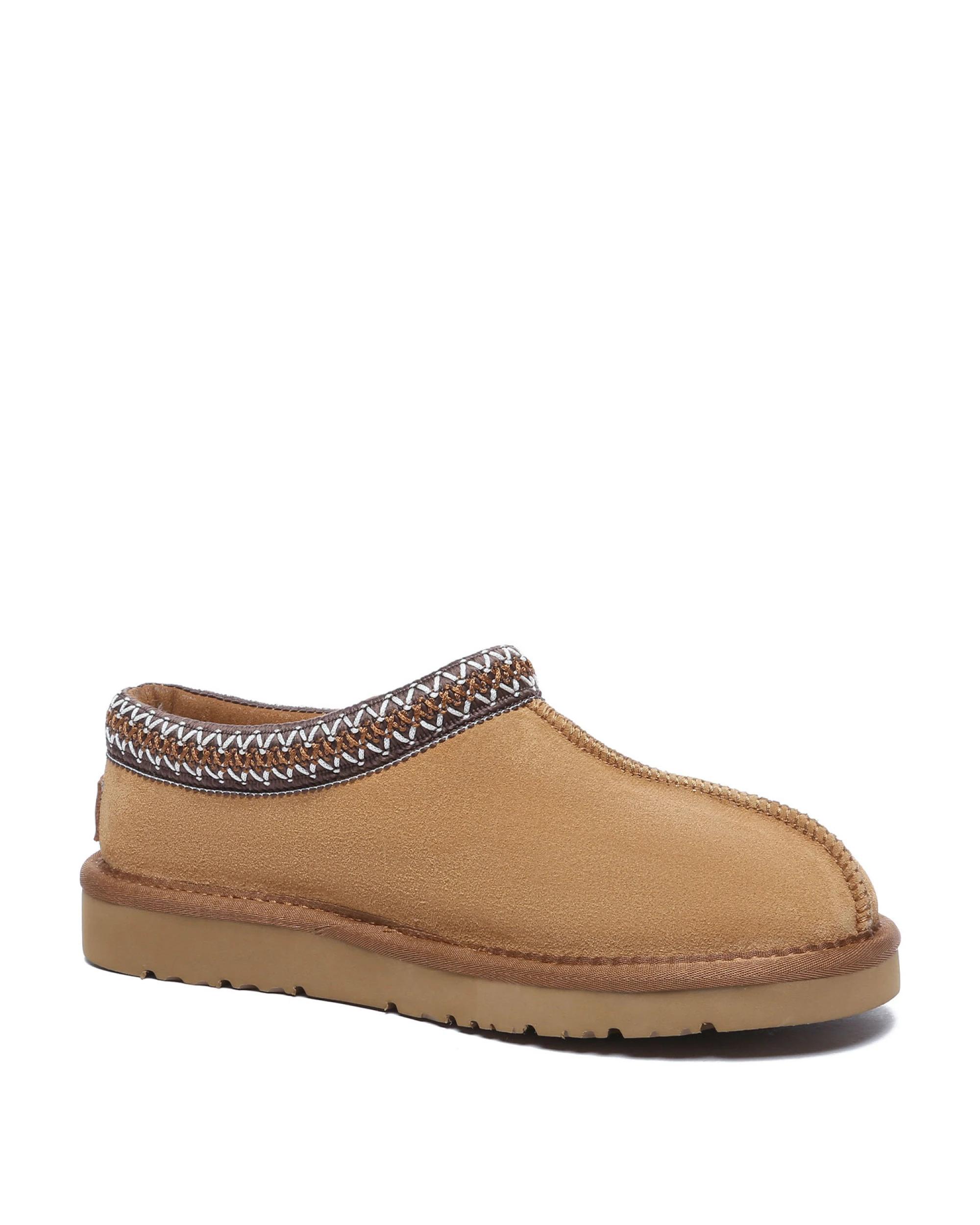 2 Australian Shepherd UGG Unisex Hippie Slippers CHESTNUT, 2 of 5