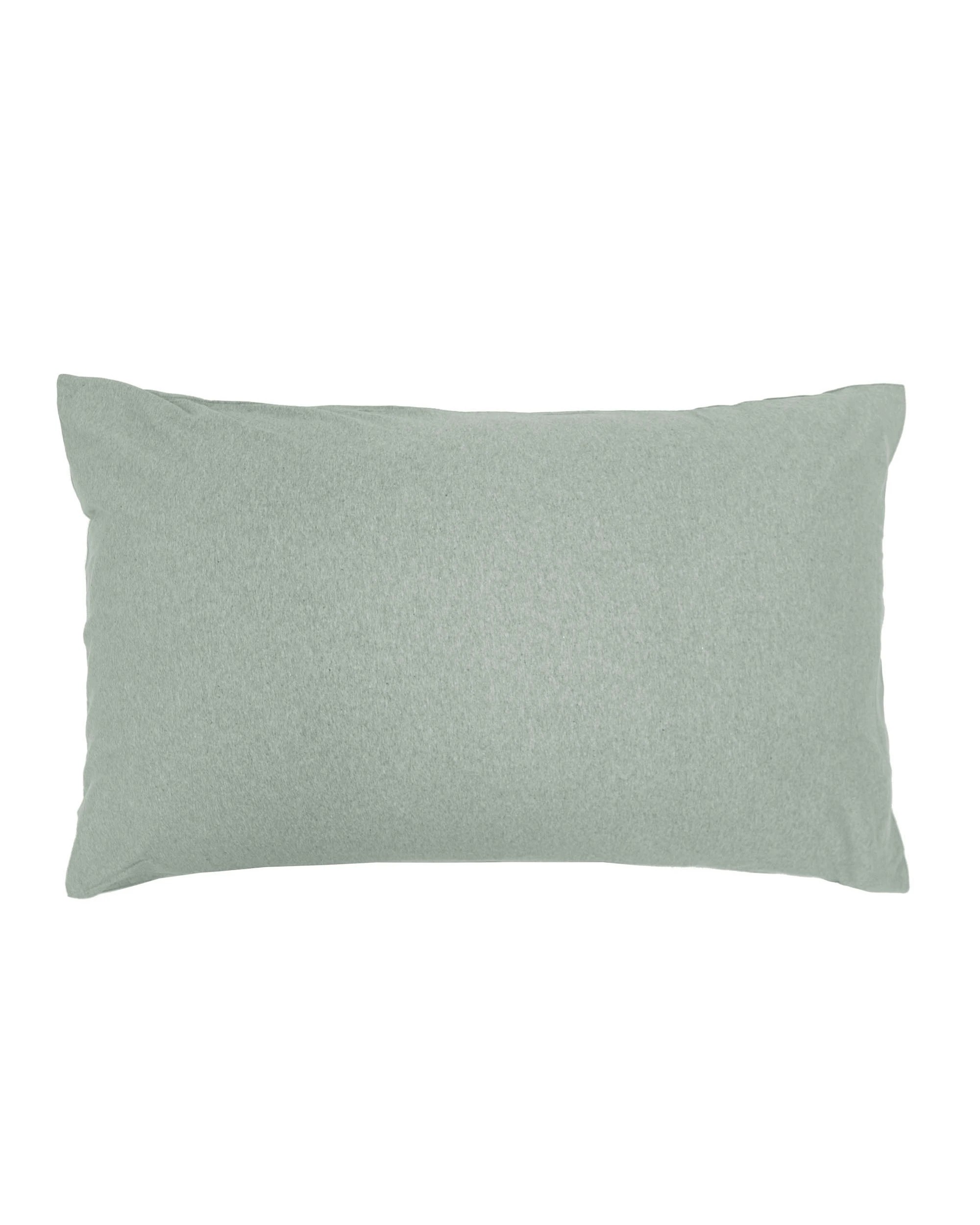 2 BedT Organica - Organic Cotton and Tencel Blend Jersey Knit Fitted Sheet and Pillowcase Set - Single Bed - Green, 2 of 2
