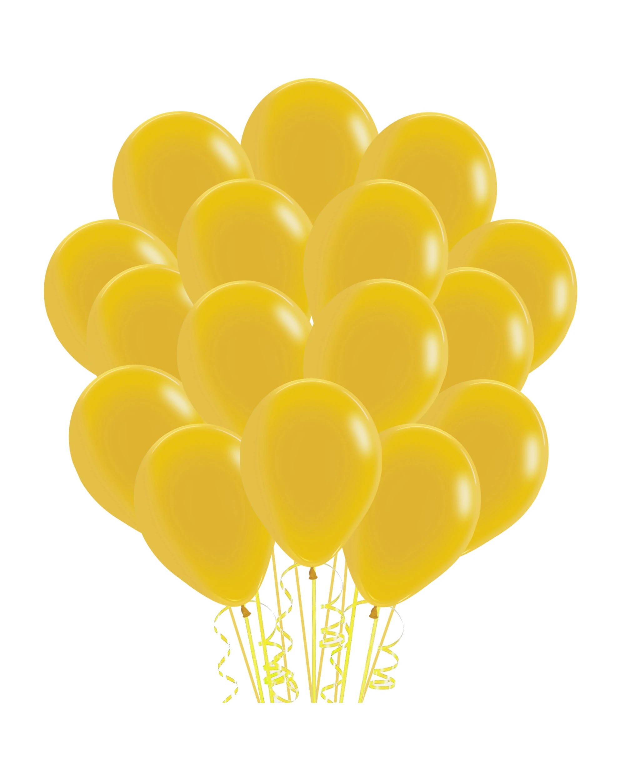 1 Sempertex Fashion Mustard Latex Small 12cm Balloons Pack of 20 - Yellow, 1 of 1