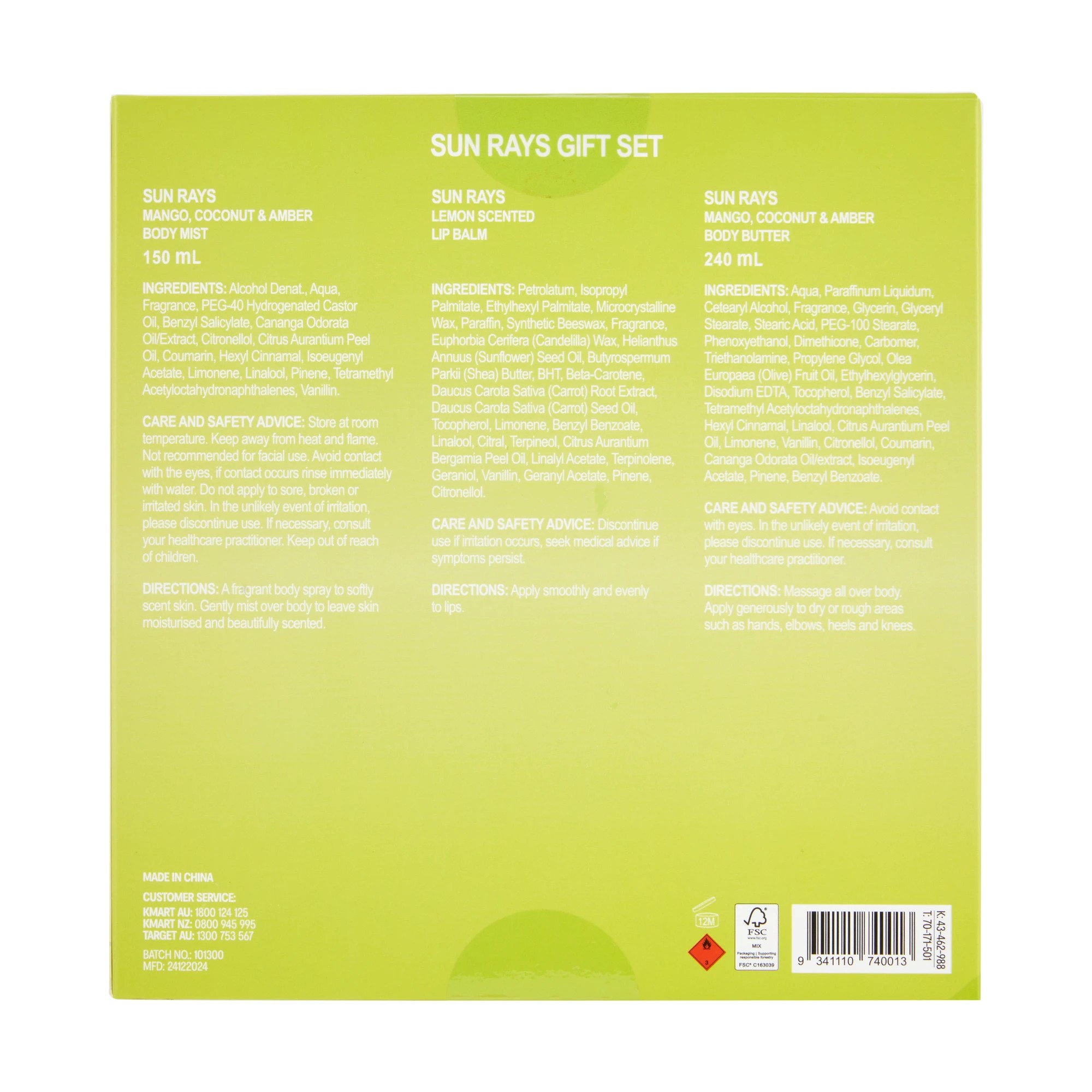 6 OXX Fragrance Sun Rays Summer Solstice Gift Set, 6 of 6