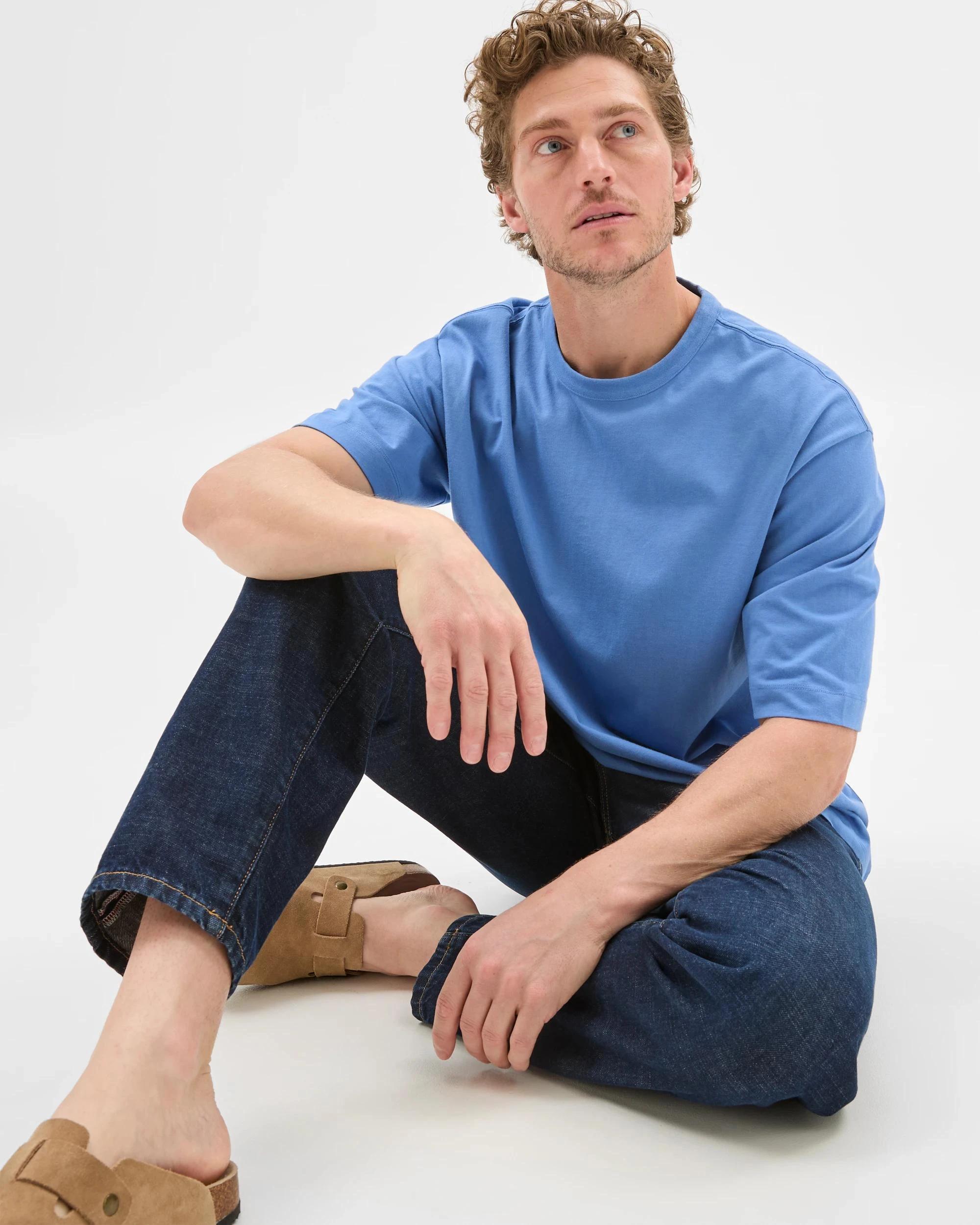 1 Target Australian Cotton Oversized T-Shirt BRIGHT BLUE, 1 of 6