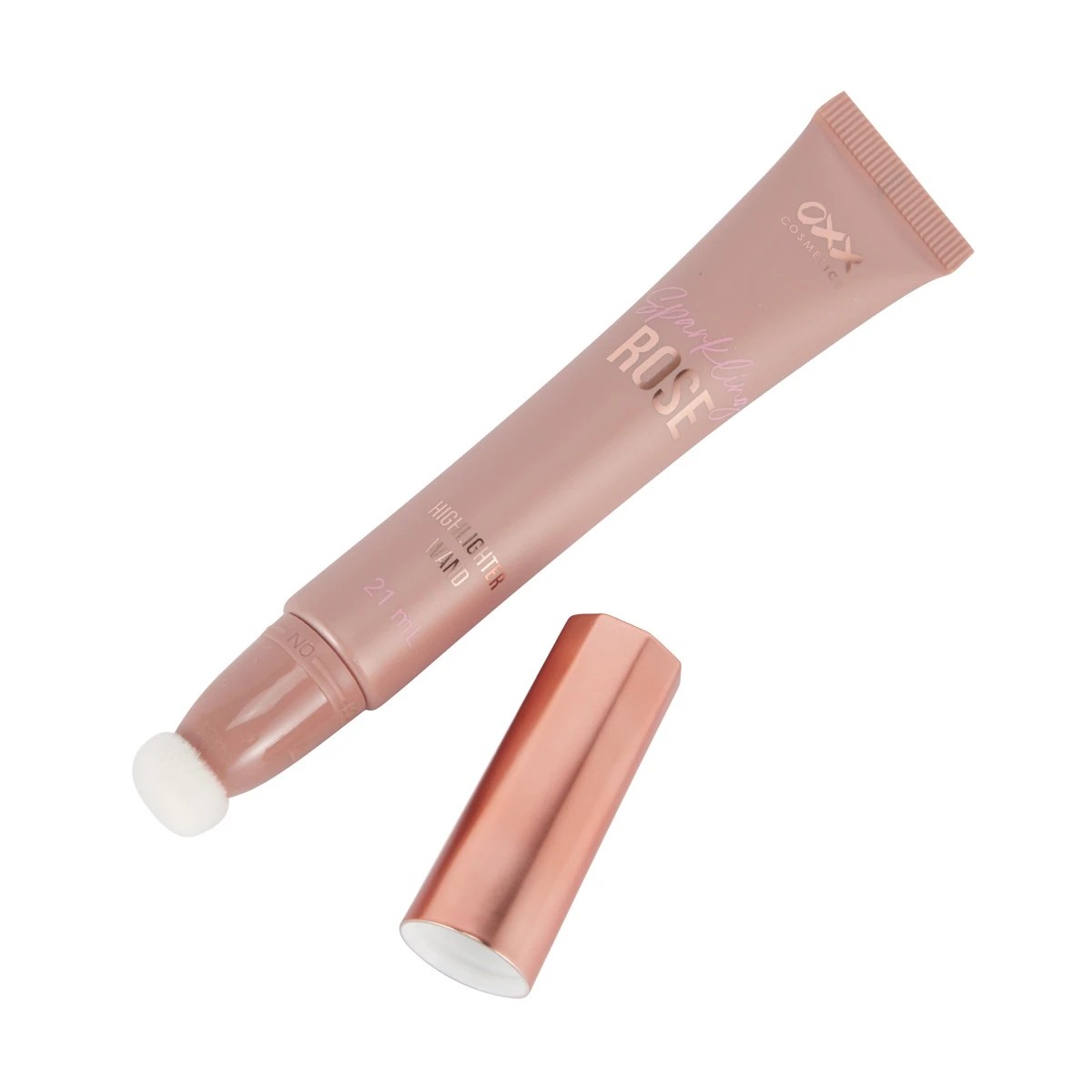 1 OXX Cosmetics Sparkling Rose Highlighter Wand - Beam, 1 of 9