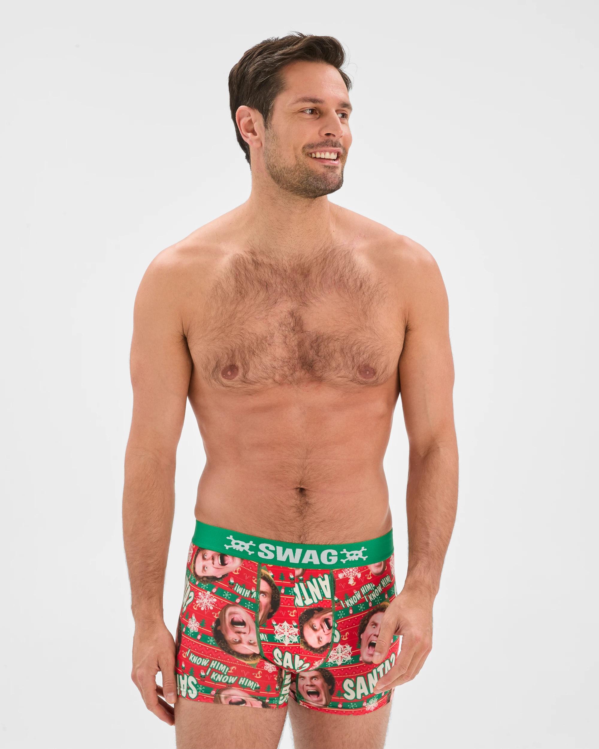 1 Swag Licensed Trunks - Elf Christmas RED, 1 of 4