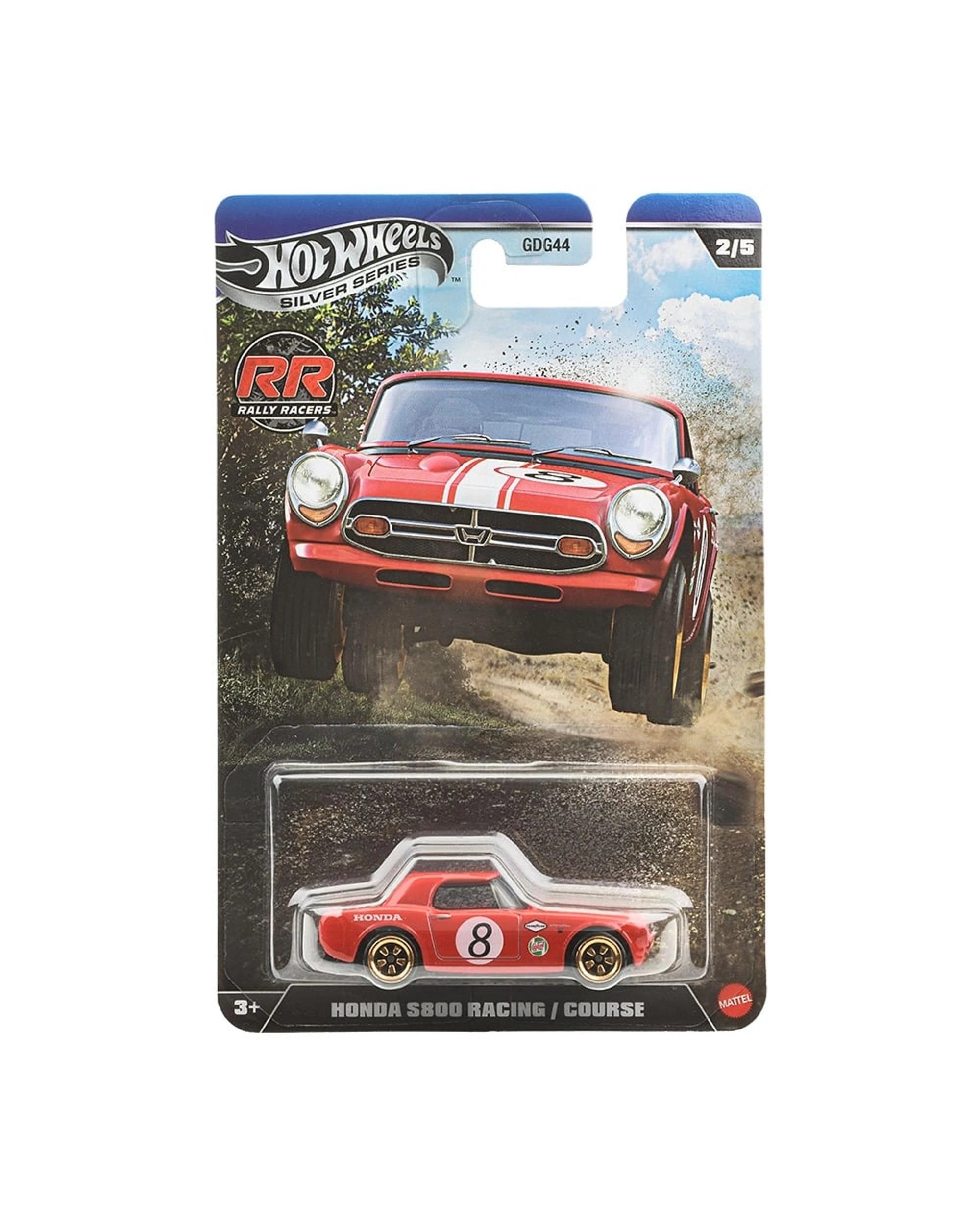 1 Hot Wheels Silver Series Rally Racers Honda S800 Racing Diecast Vehicle, 1 of 3